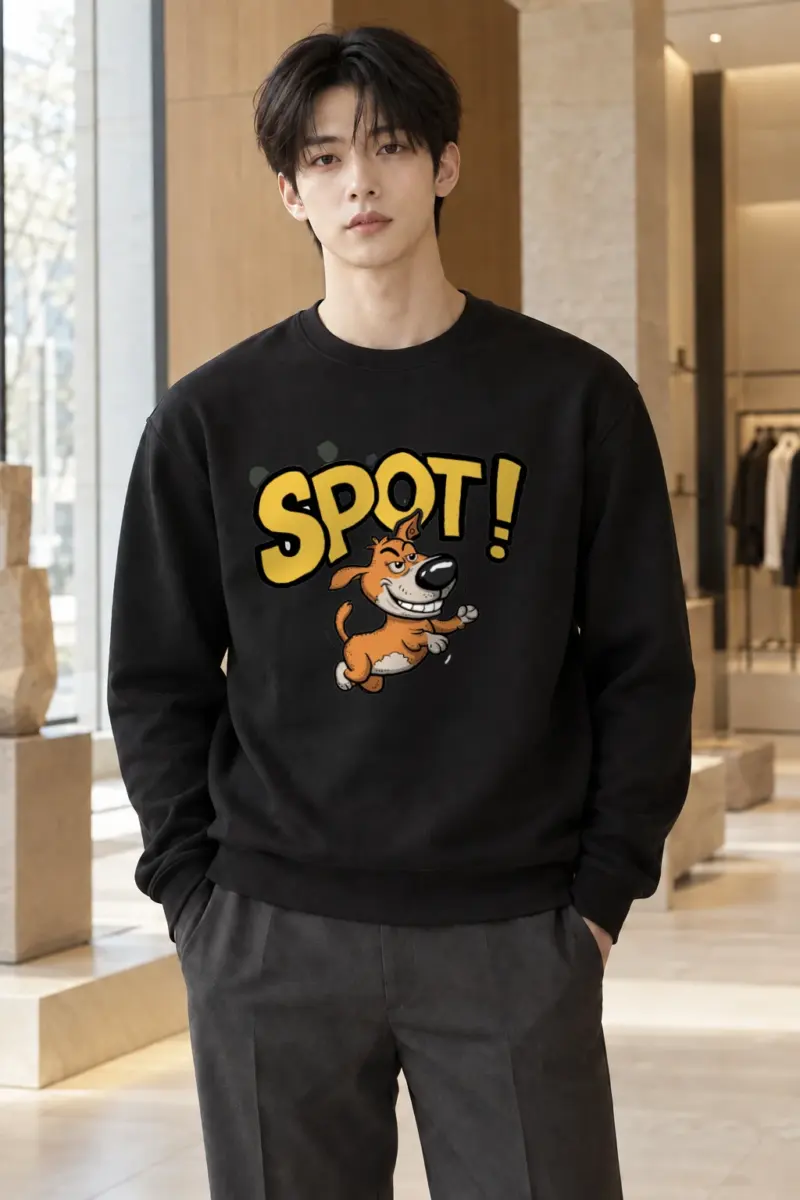 "Spot Run" Heavy Blend Unisex Crewneck Sweatshirt | Gildan 18000