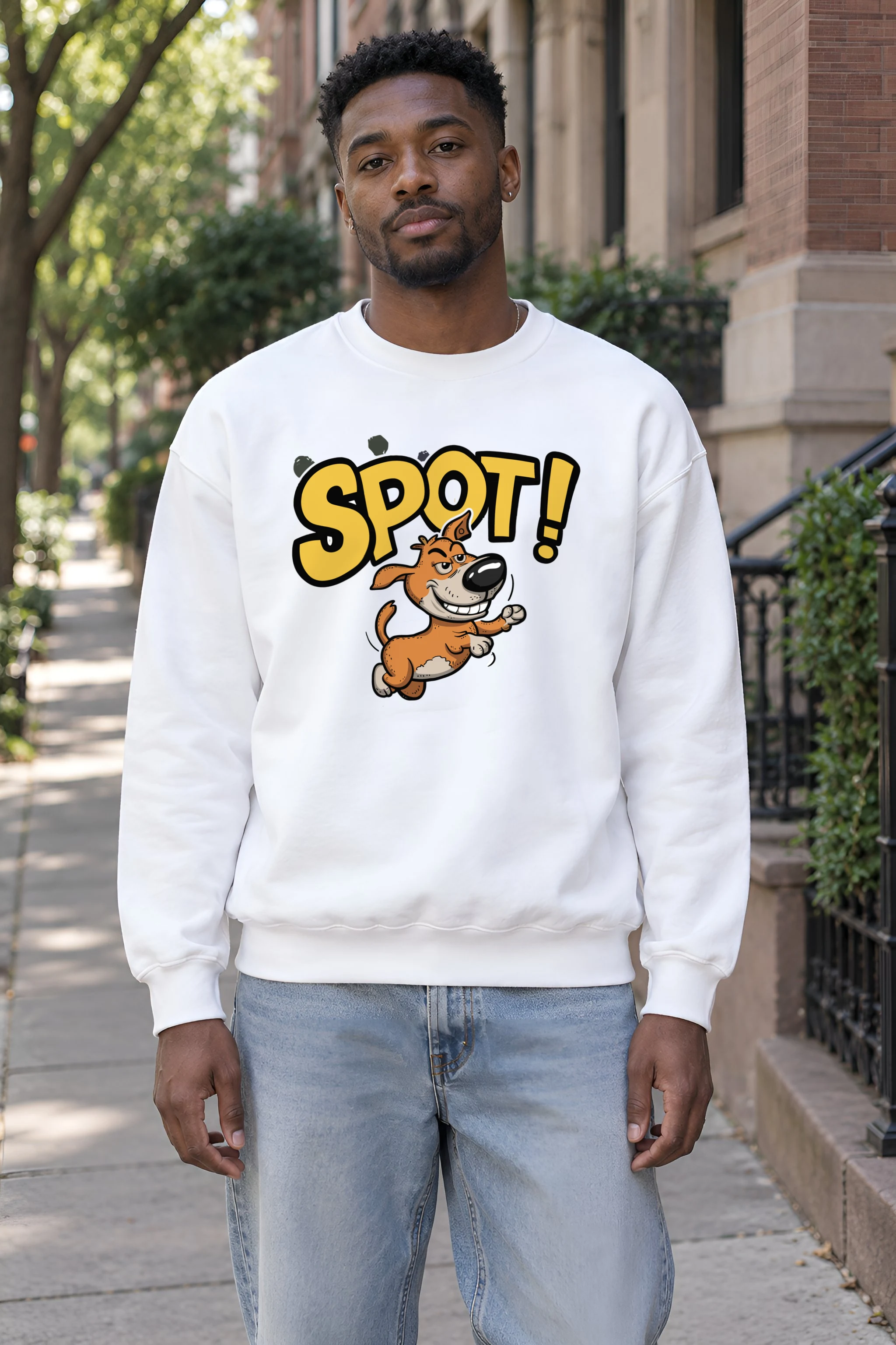 "Spot Run" 1 Crewneck Sweatshirt