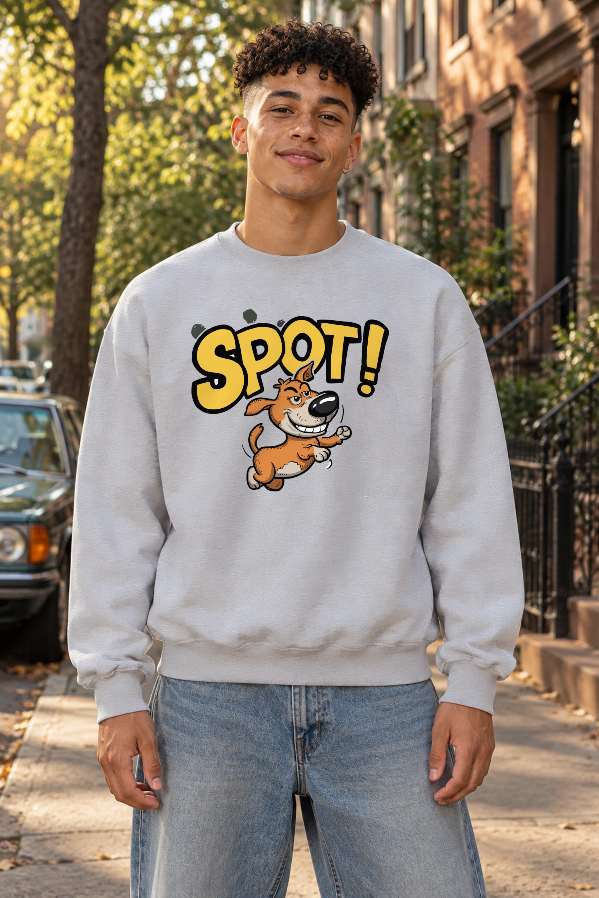 "Spot Run" 1 Crewneck Sweatshirt