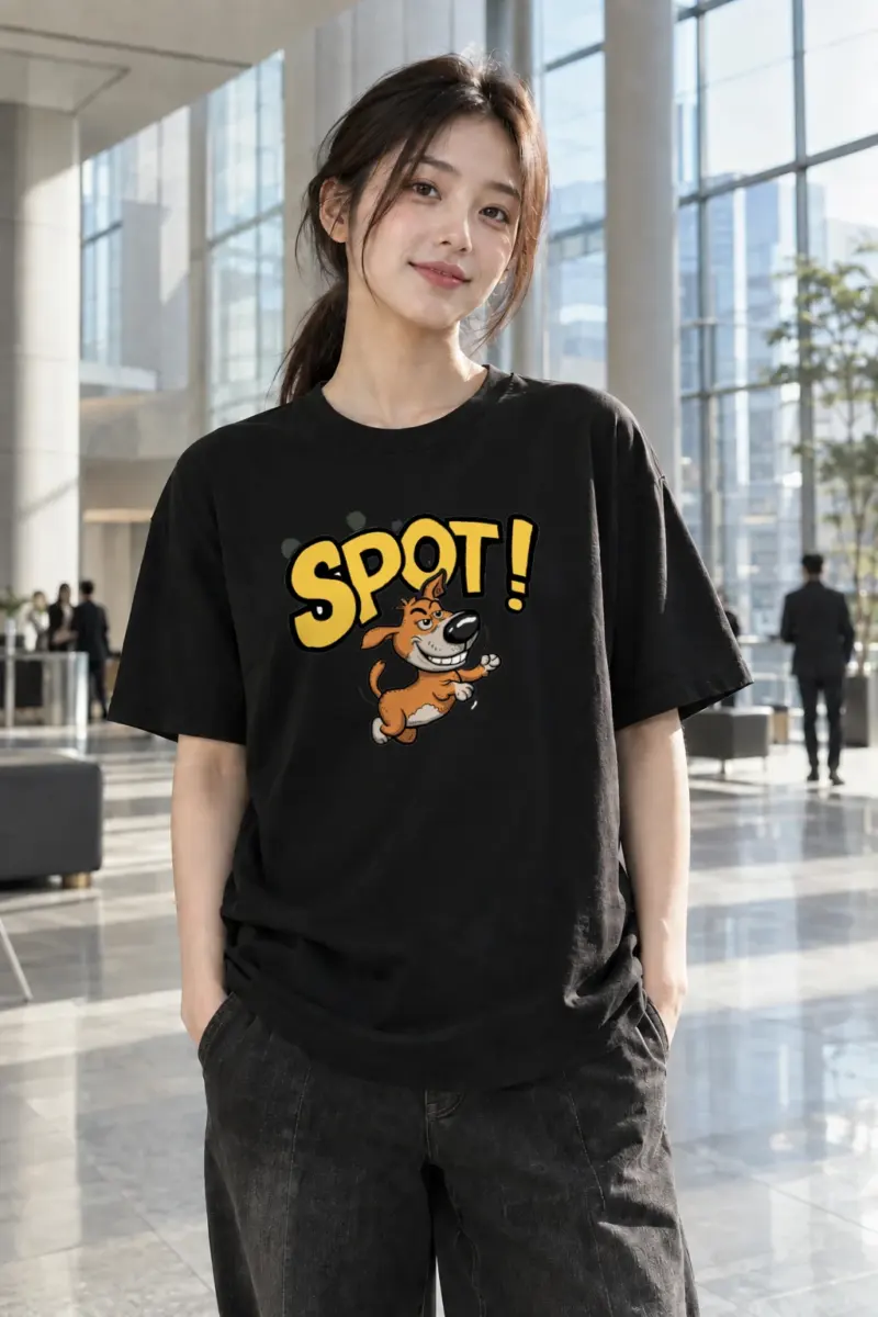"Spot Runner" Heavyweight Unisex Crewneck T-shirt | Gildan 5000