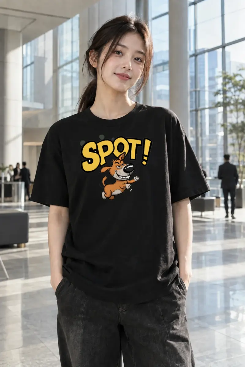 "Spot Runner" Heavyweight Unisex Crewneck T-shirt | Gildan 5000