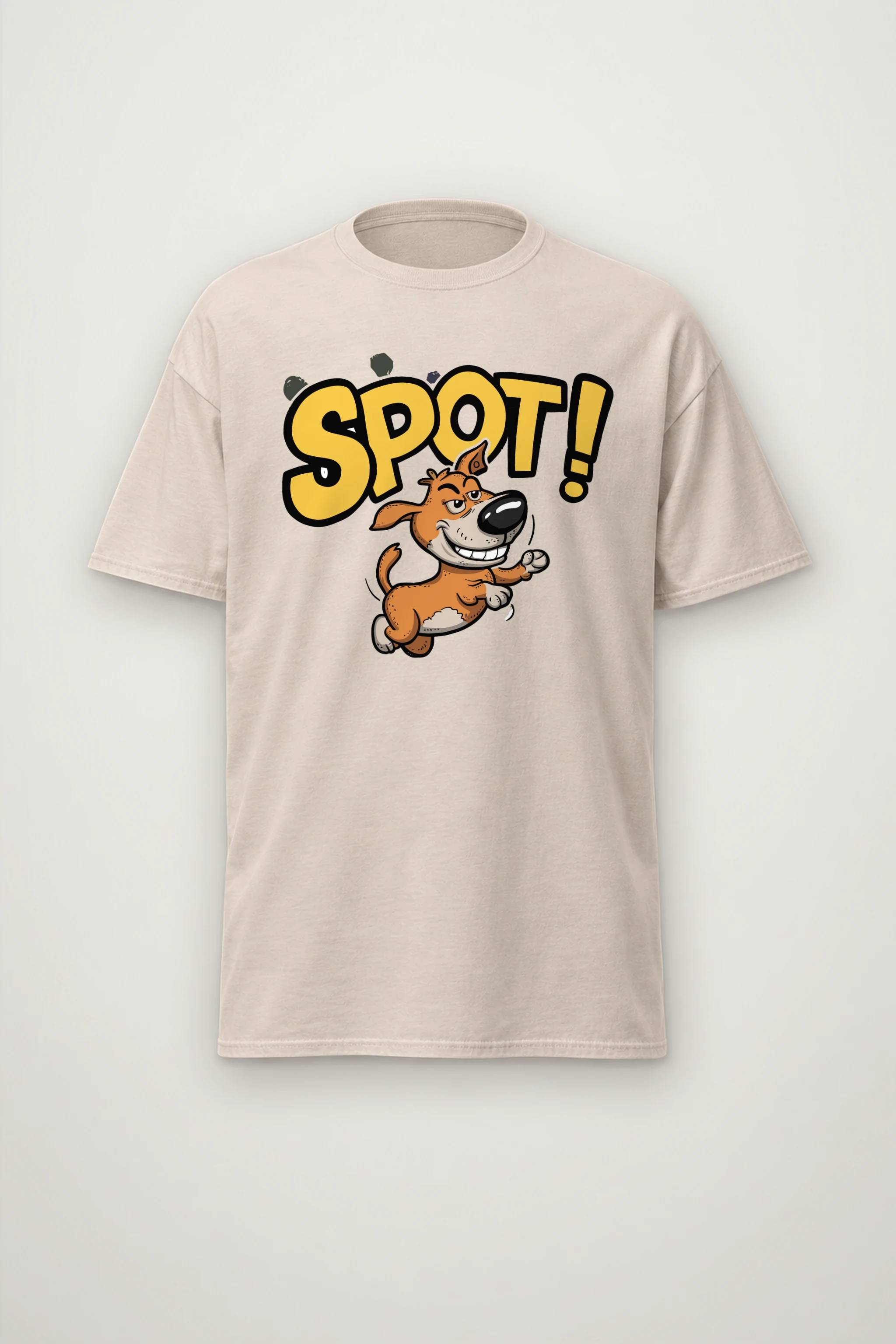 "Spot Runner" Heavyweight Unisex Crewneck T-shirt