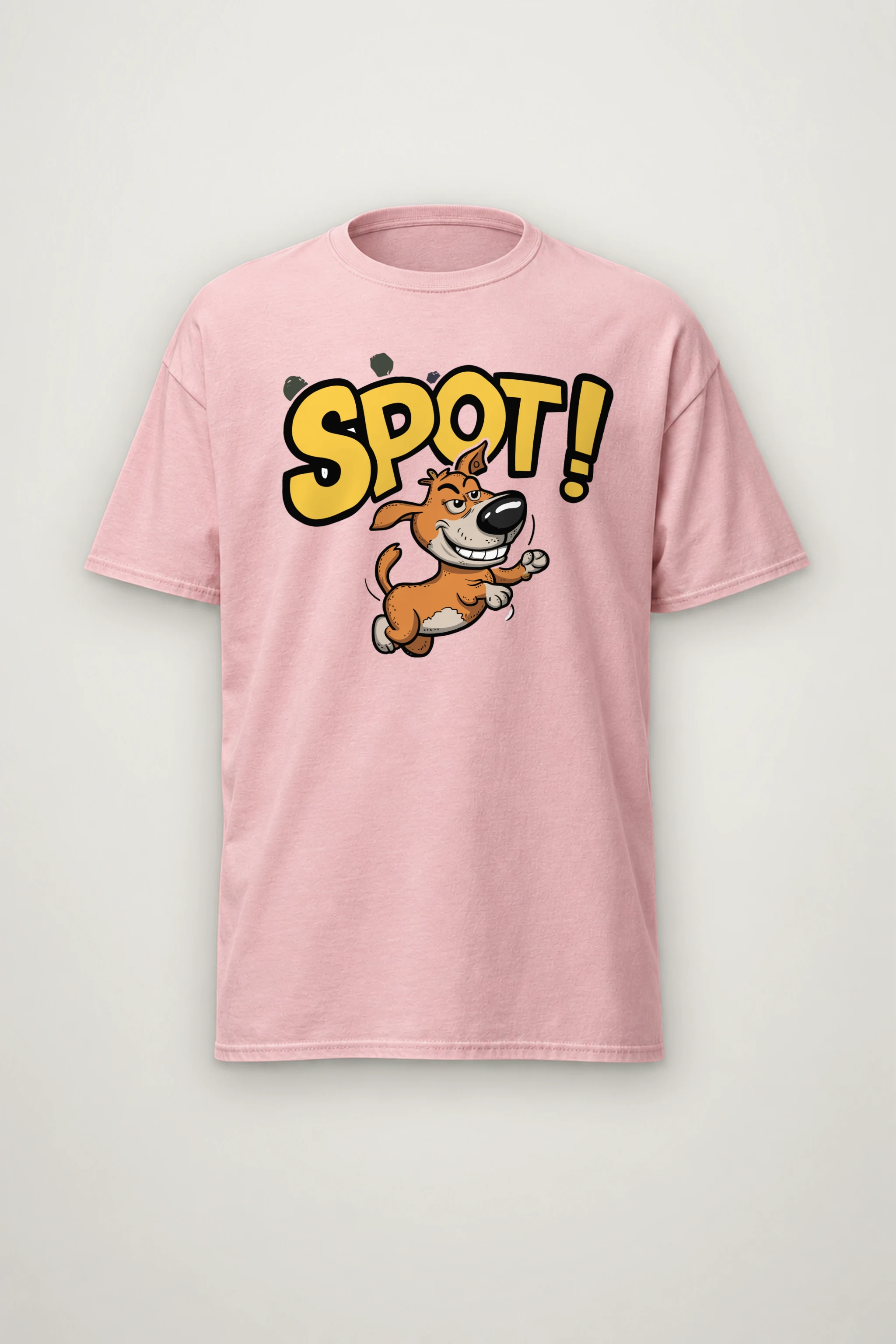 "Spot Runner" Heavyweight Unisex Crewneck T-shirt