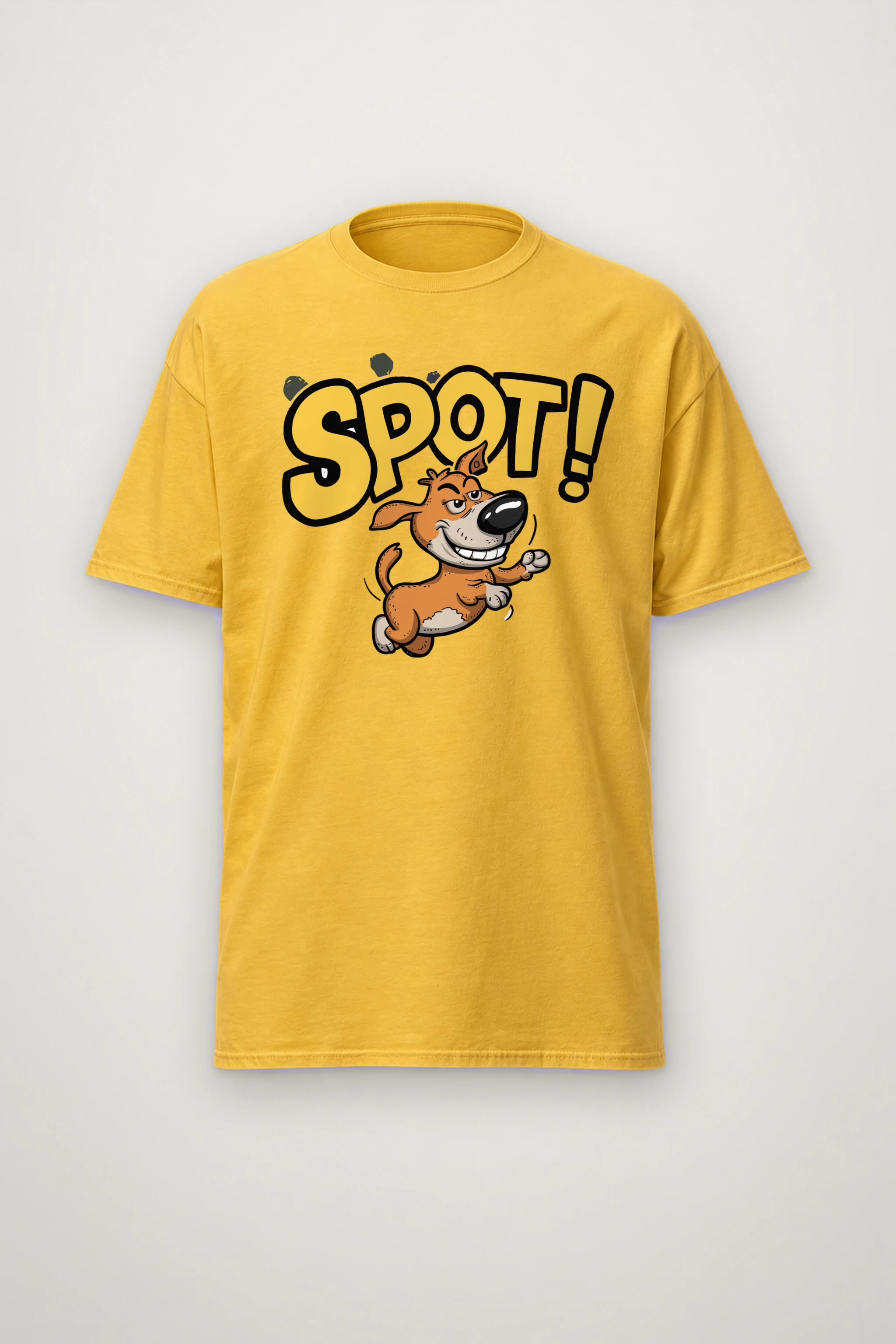 "Spot Runner" Heavyweight Unisex Crewneck T-shirt