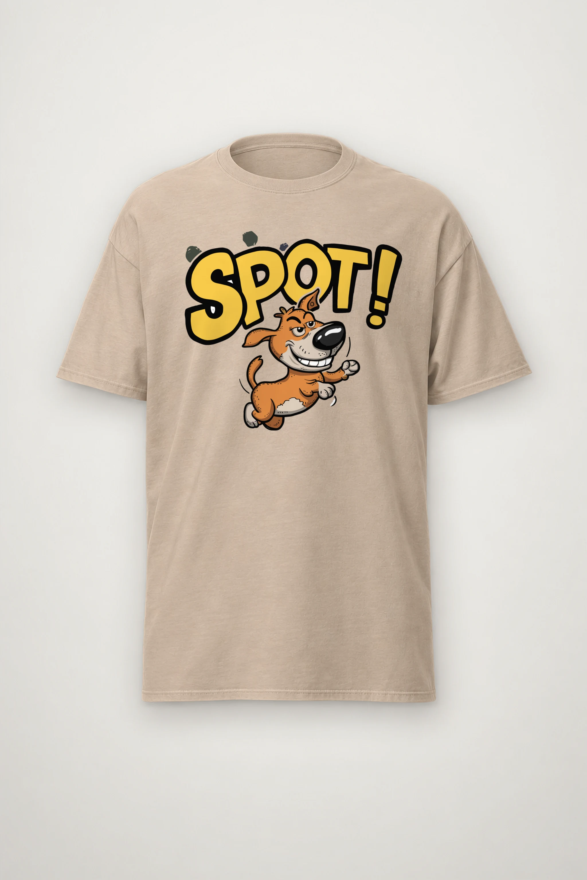 "Spot Runner" Heavyweight Unisex Crewneck T-shirt