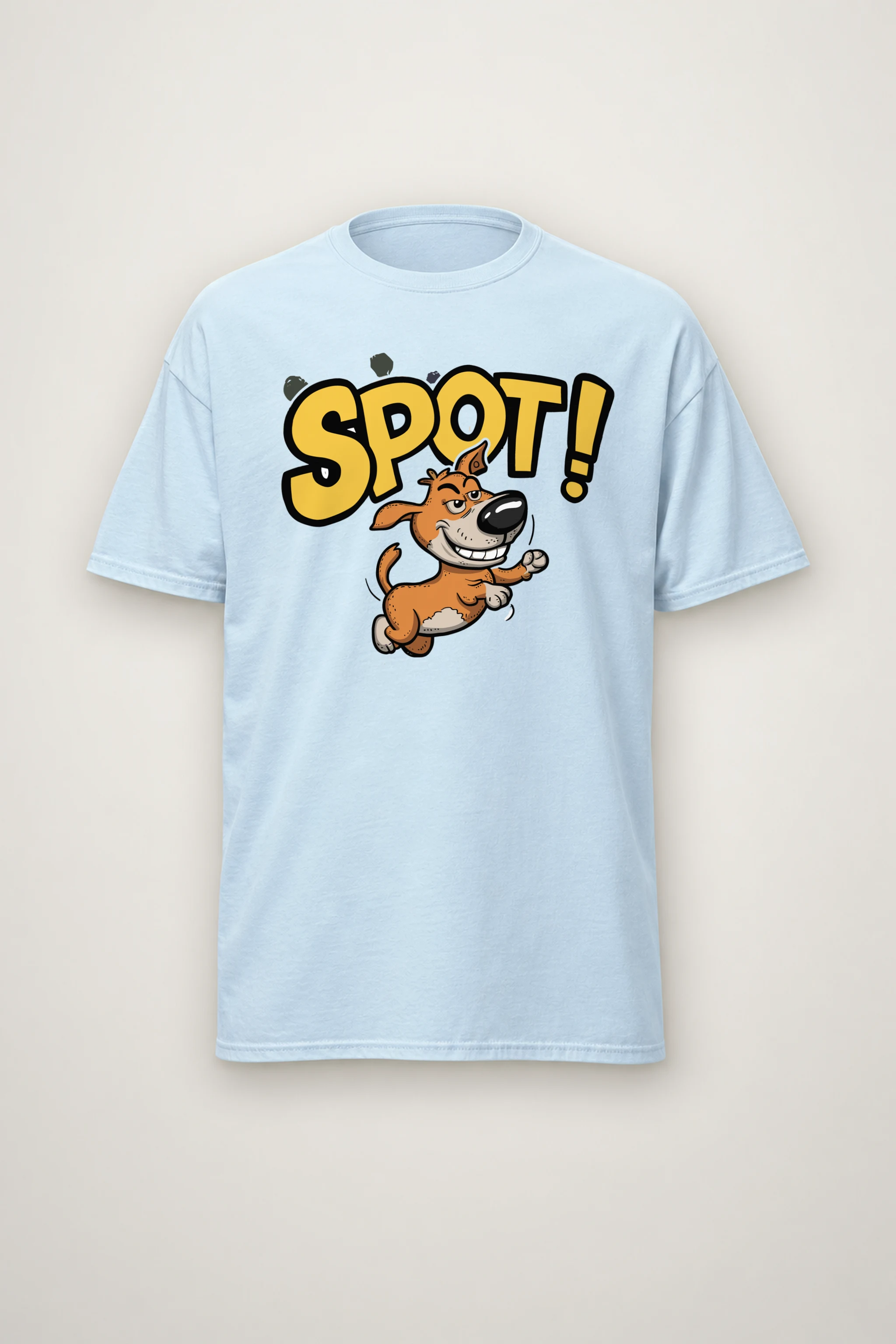 "Spot Runner" Heavyweight Unisex Crewneck T-shirt