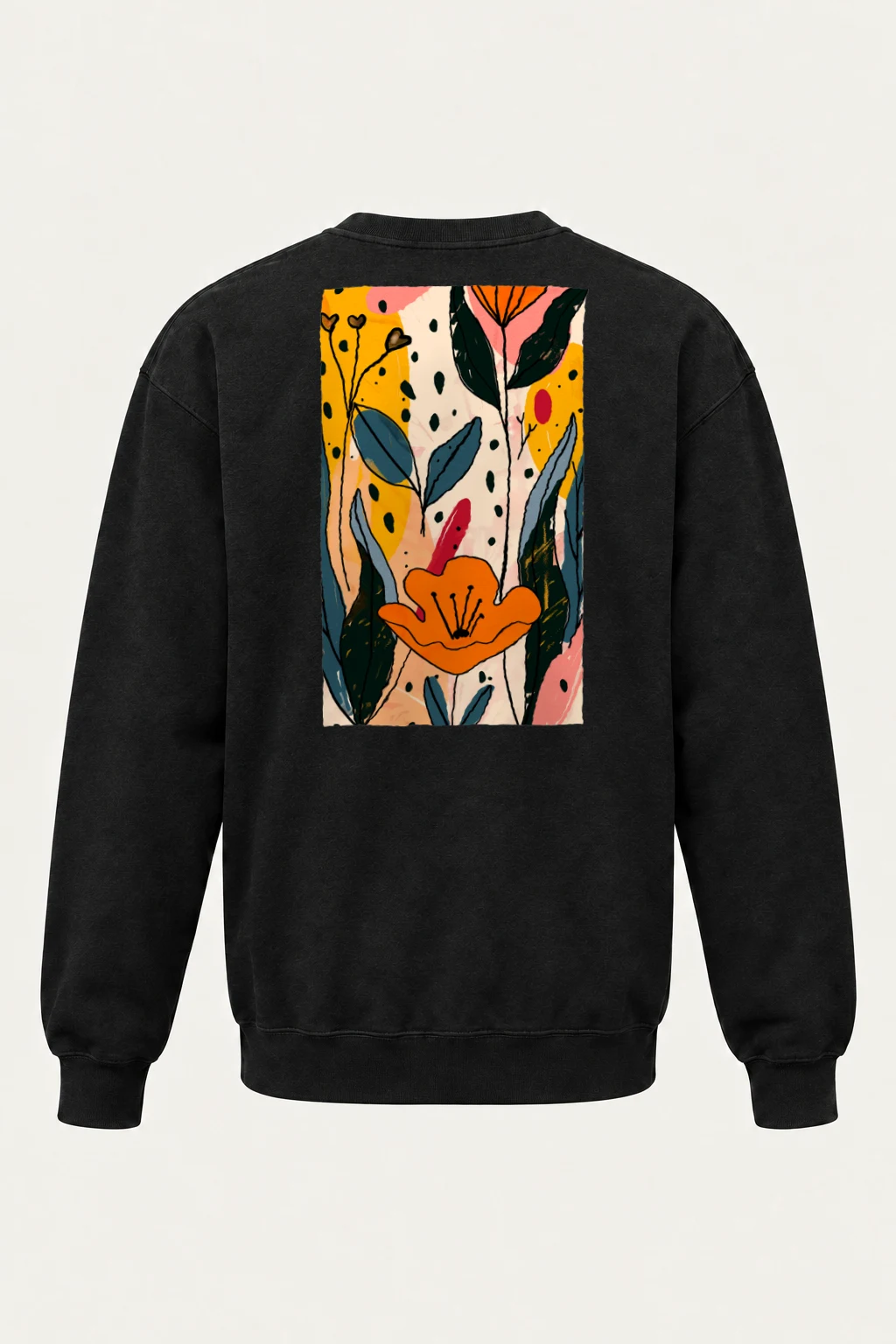 "Spring Botanical" Heavy Blend Unisex Crewneck Sweatshirt | Gildan 18000