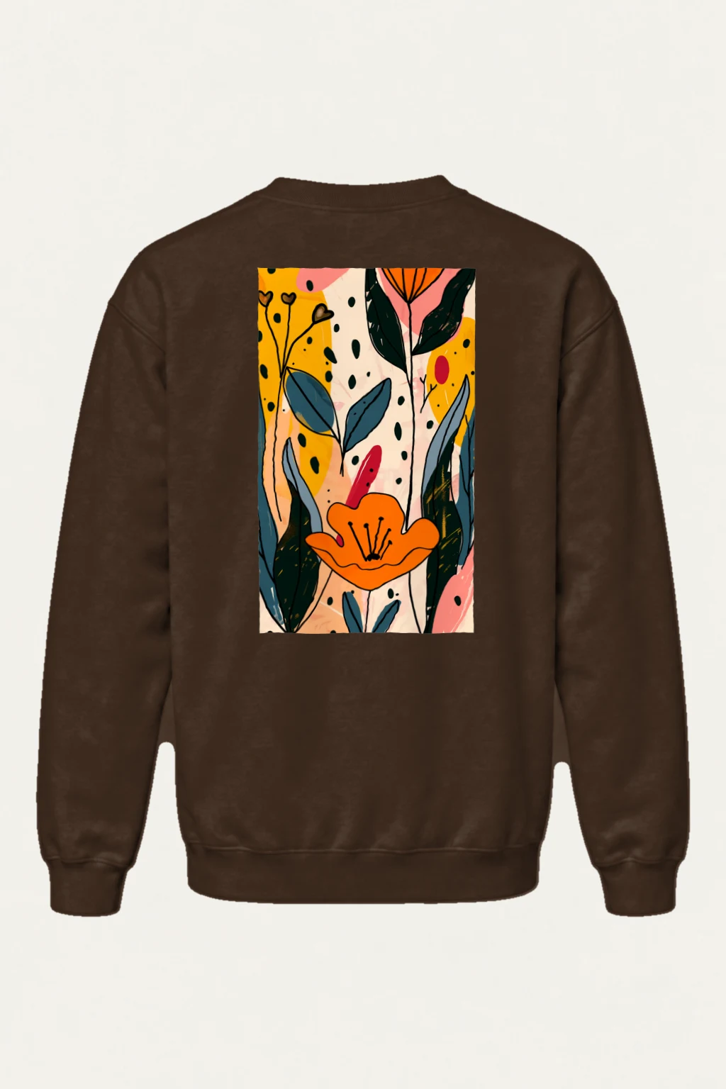 "Spring Botanical" Heavy Blend Unisex Crewneck Sweatshirt | Gildan 18000