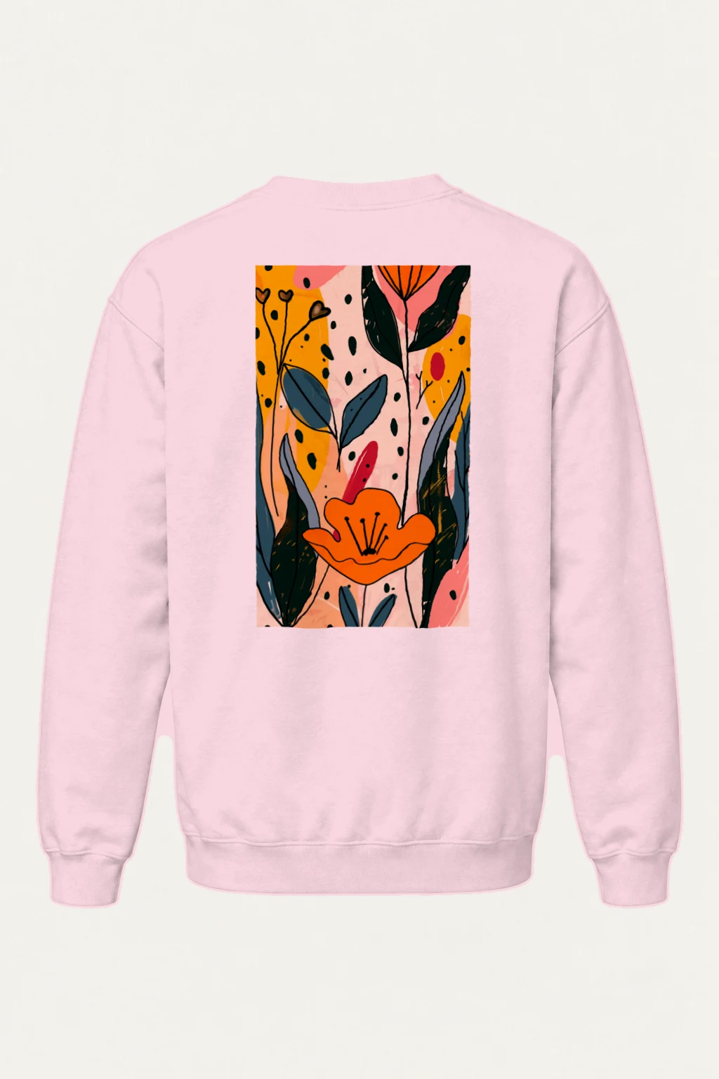 "Spring Botanical" Heavy Blend Unisex Crewneck Sweatshirt | Gildan 18000