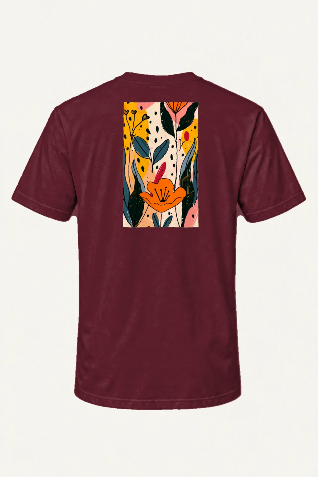 "Spring Foliage" Heavyweight Unisex Crewneck T-shirt | Gildan 5000