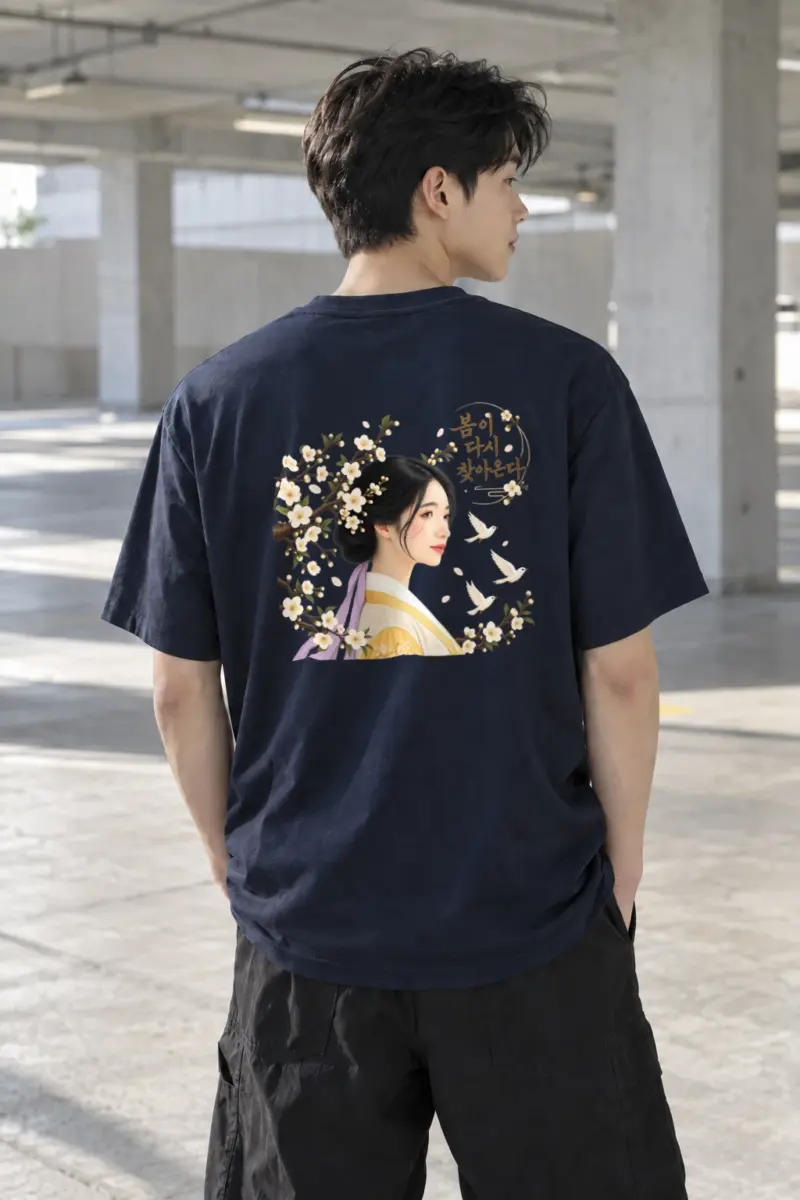 "Spring Returns" Heavyweight Unisex Crewneck T-shirt | Gildan 5000