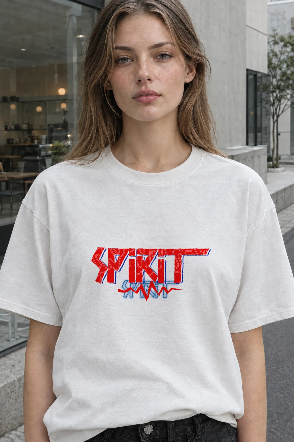 "Sprint Run" Heavyweight Unisex Crewneck T-shirt | Gildan 5000