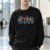 "Stan Floral Script" Heavy Blend Unisex Crewneck Sweatshirt | Gildan 18000