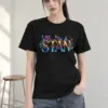 "Stan Floral Script" Heavyweight Unisex Crewneck T-shirt