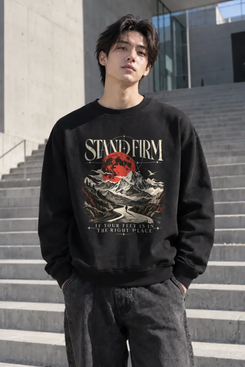 "Stand Firm" Heavy Blend Unisex Crewneck Sweatshirt | Gildan 18000