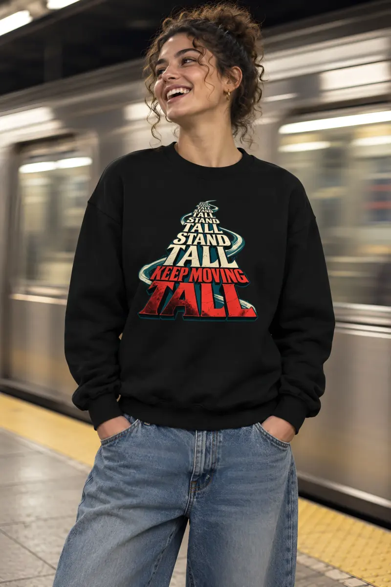 "Stand Tall" Heavy Blend Unisex Crewneck Sweatshirt