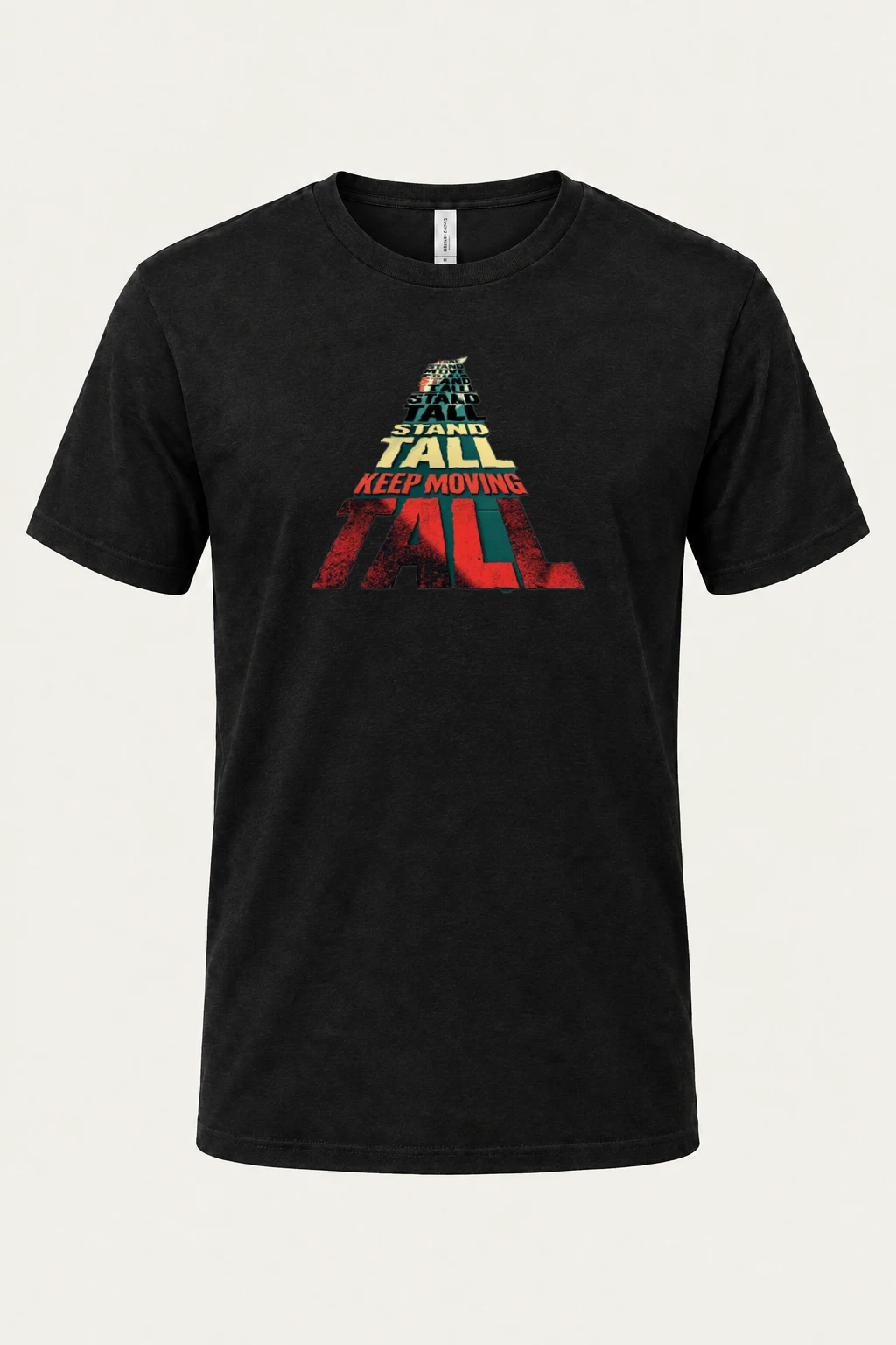 "Stand Tall Pyramid" Heavyweight Unisex Crewneck T-shirt | Gildan 5000