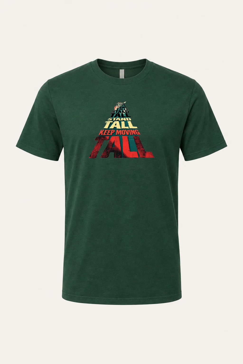 "Stand Tall Pyramid" Heavyweight Unisex Crewneck T-shirt | Gildan 5000