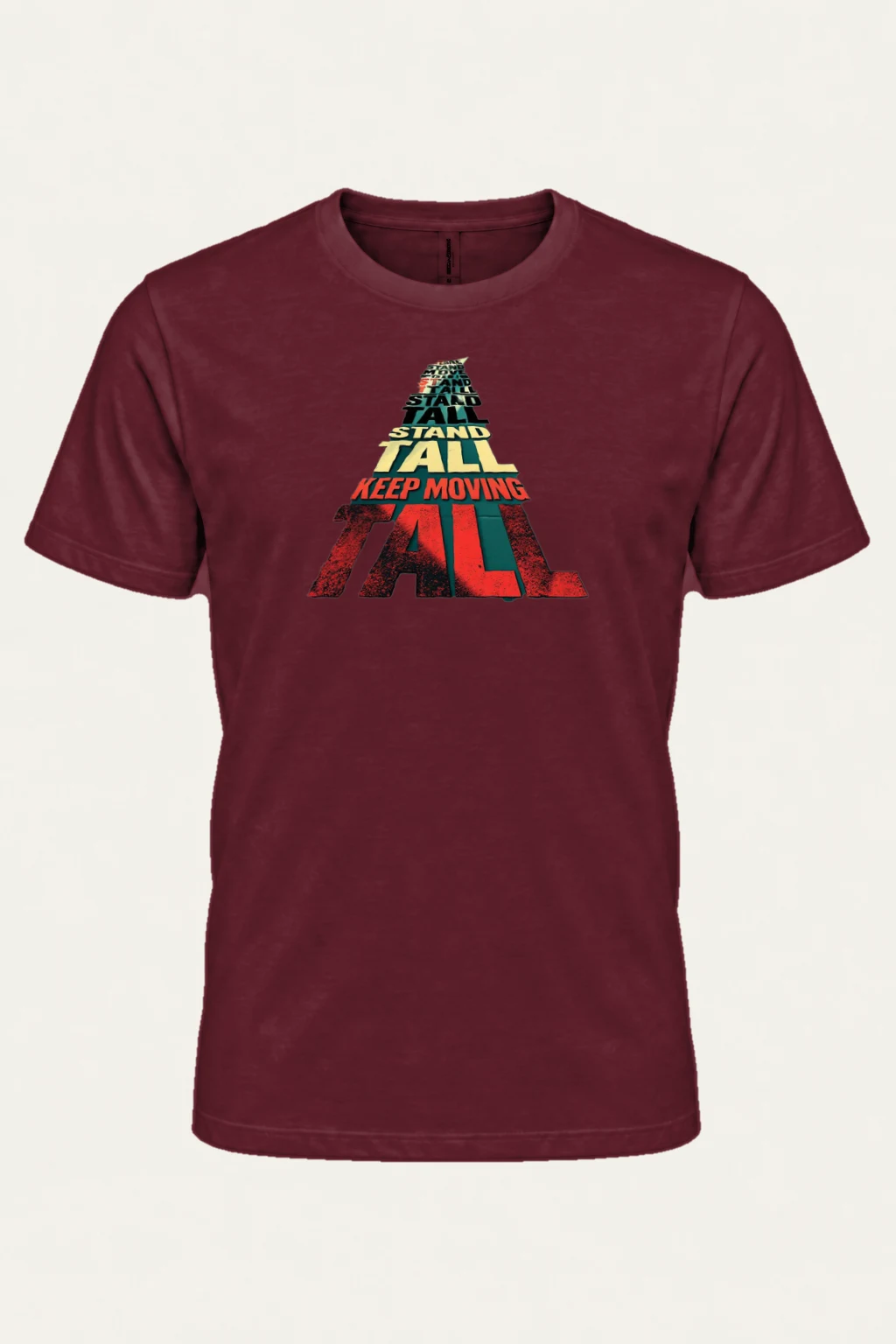 "Stand Tall Pyramid" Heavyweight Unisex Crewneck T-shirt | Gildan 5000