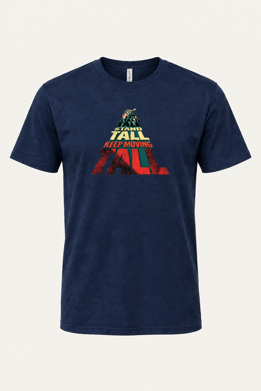 "Stand Tall Pyramid" Heavyweight Unisex Crewneck T-shirt | Gildan 5000