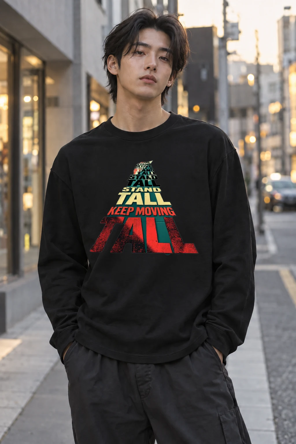 "Stand Tall" Unisex Longsleeve T-shirt | Gildan 2400