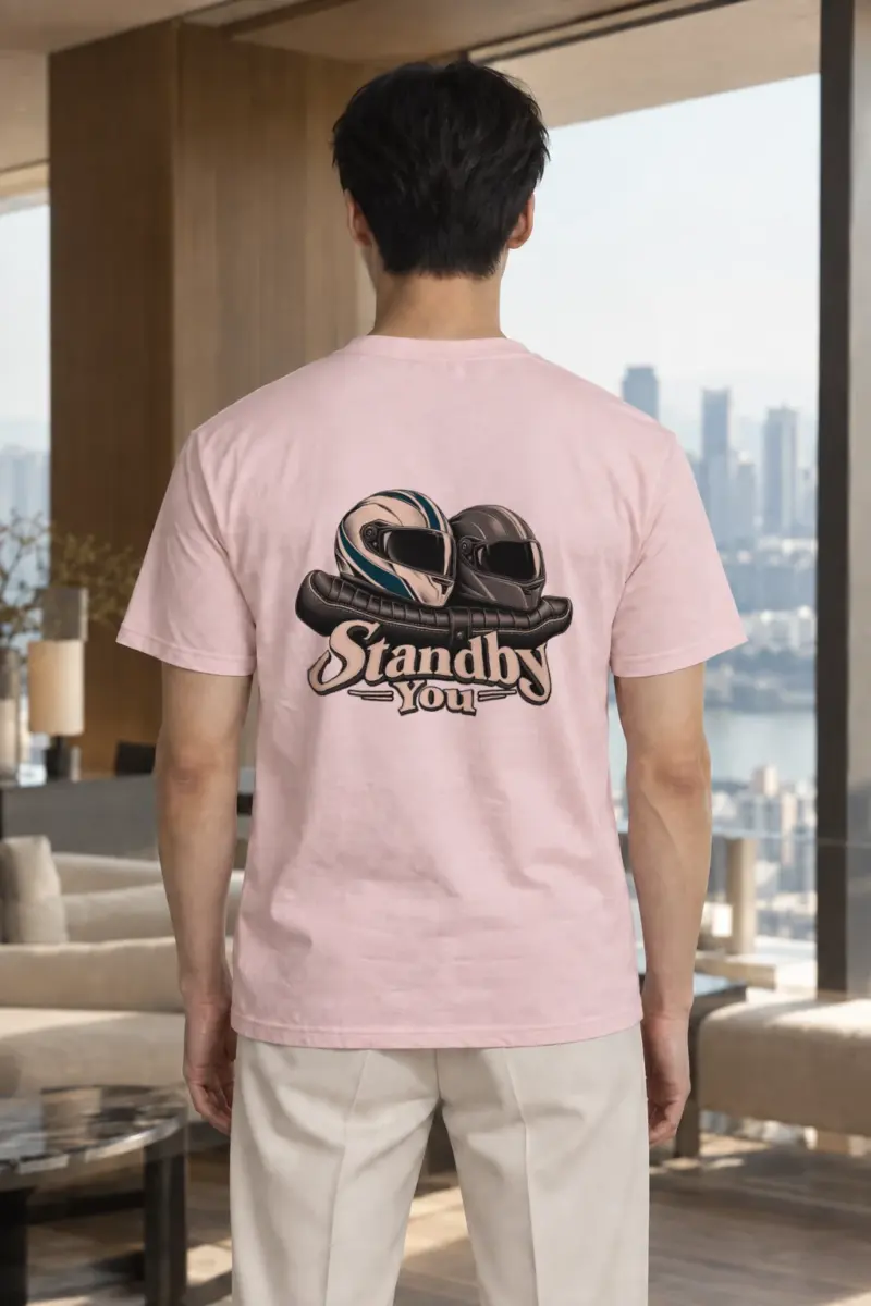 "Standby You" Heavyweight Unisex Crewneck T-shirt | Gildan 5000