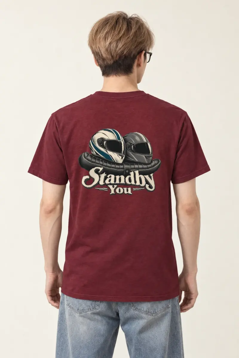"Standby You" Heavyweight Unisex Crewneck T-shirt