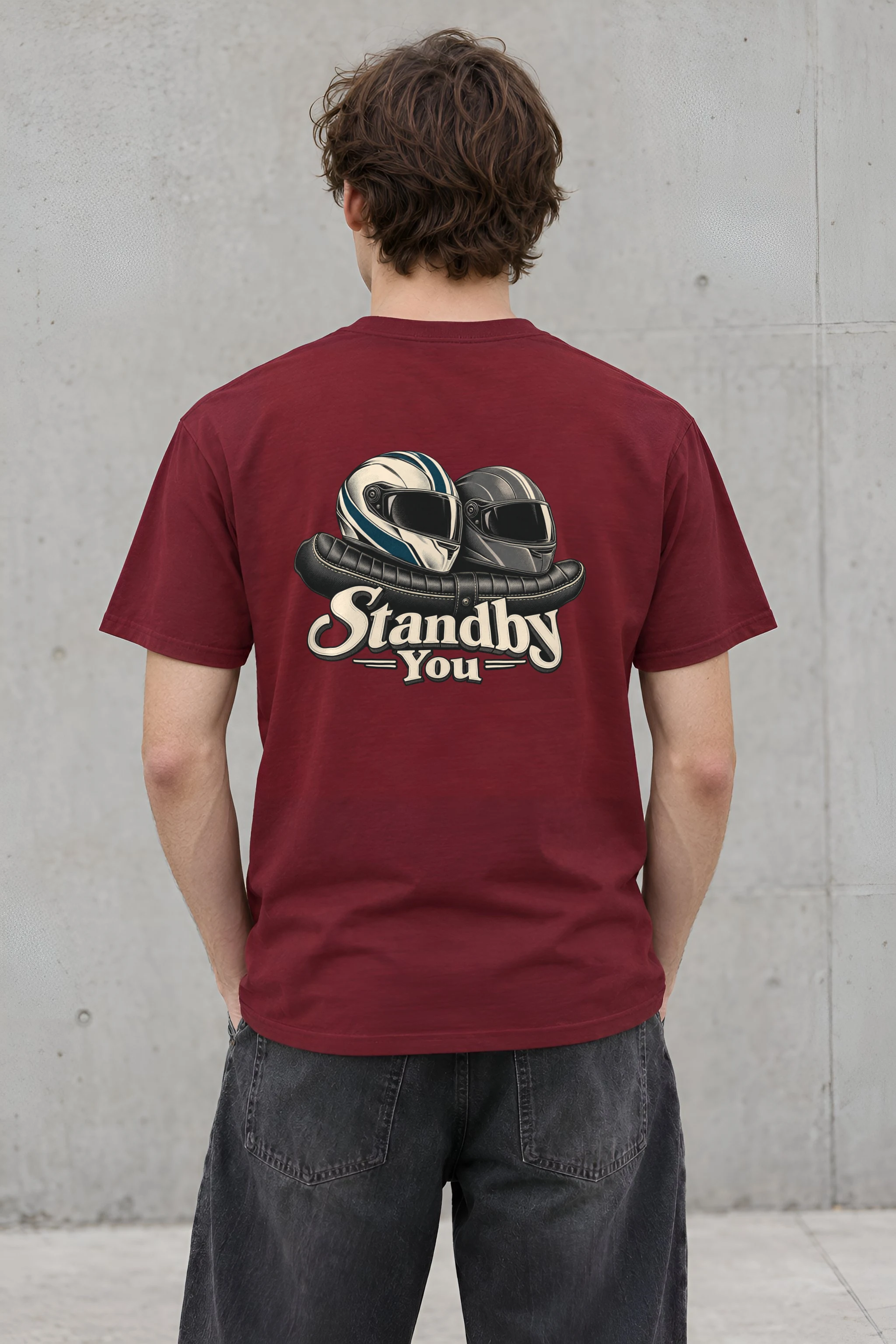 "Standby You" Heavyweight Unisex Crewneck T-shirt