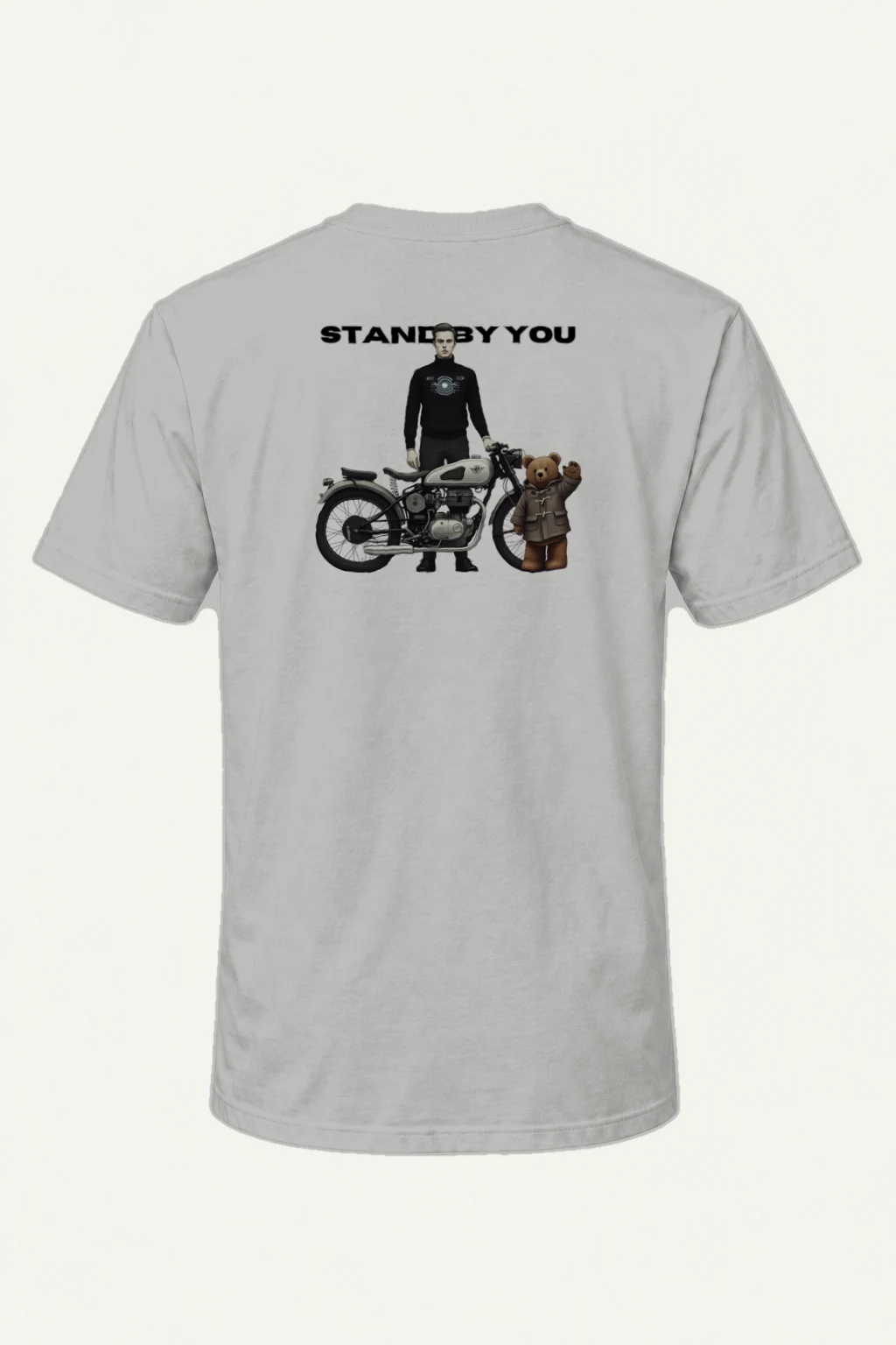 "Standby You" Heavyweight Unisex Crewneck T-shirt | Gildan 5000