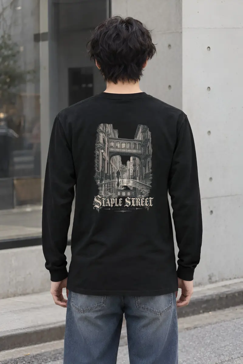 "STAPLE STREET AFTER THE RAIN" Unisex Longsleeve T-shirt