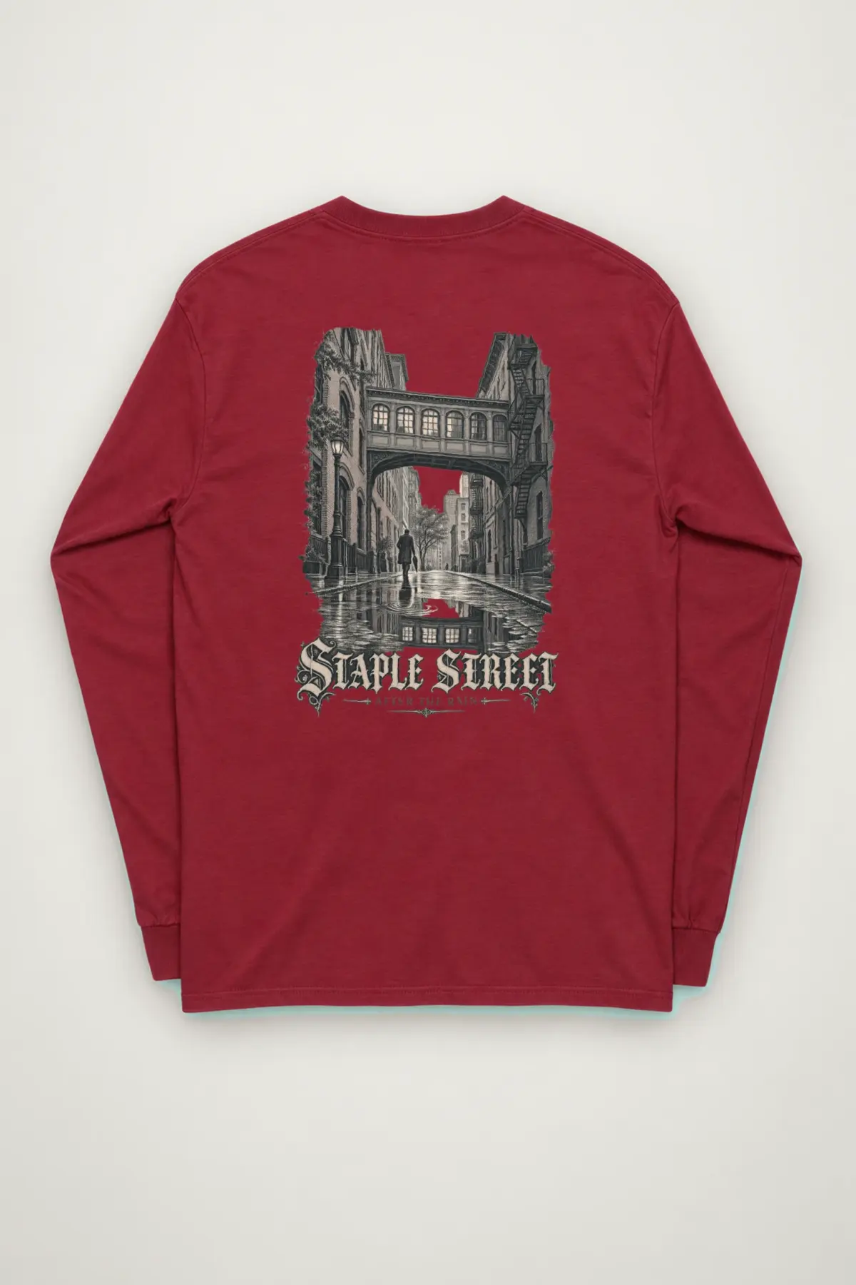 "STAPLE STREET AFTER THE RAIN" Unisex Longsleeve T-shirt