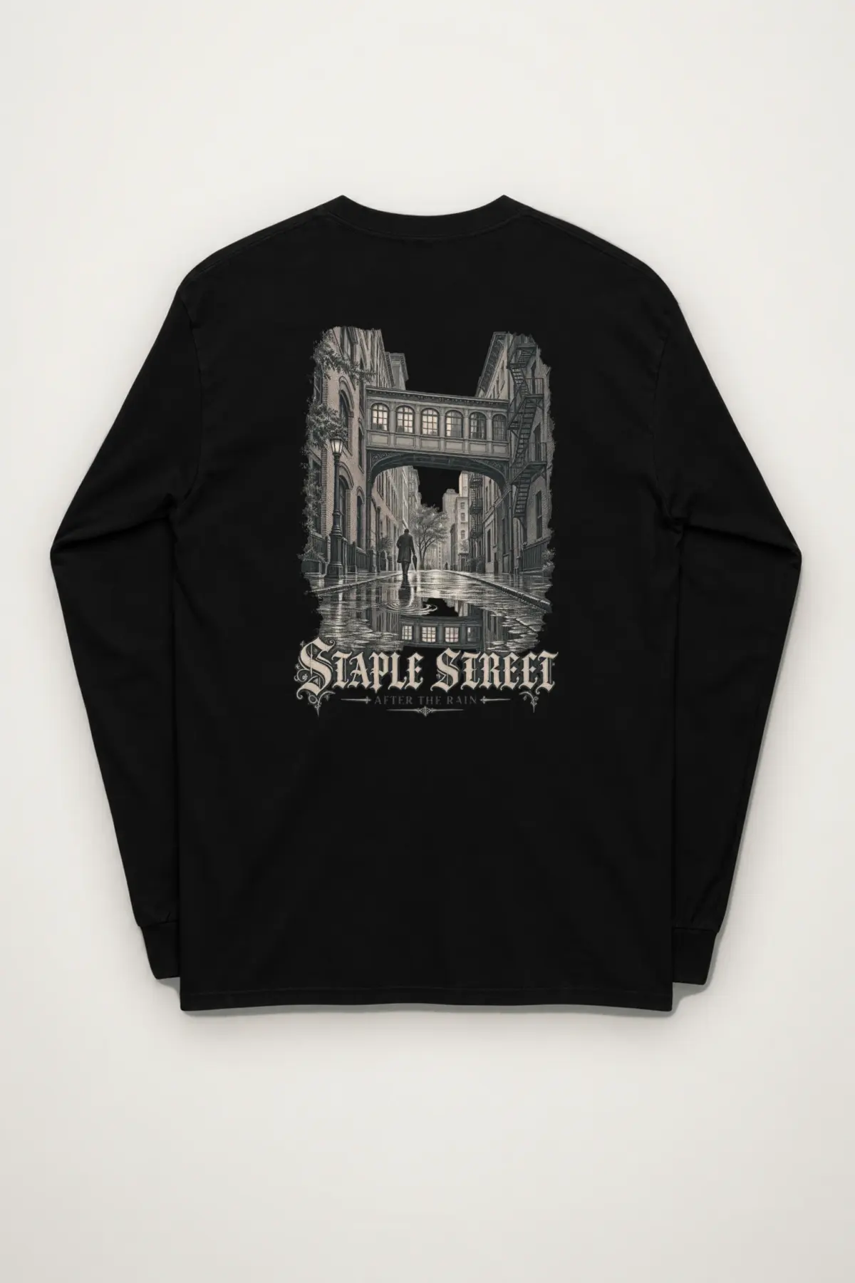 "STAPLE STREET AFTER THE RAIN" Unisex Longsleeve T-shirt