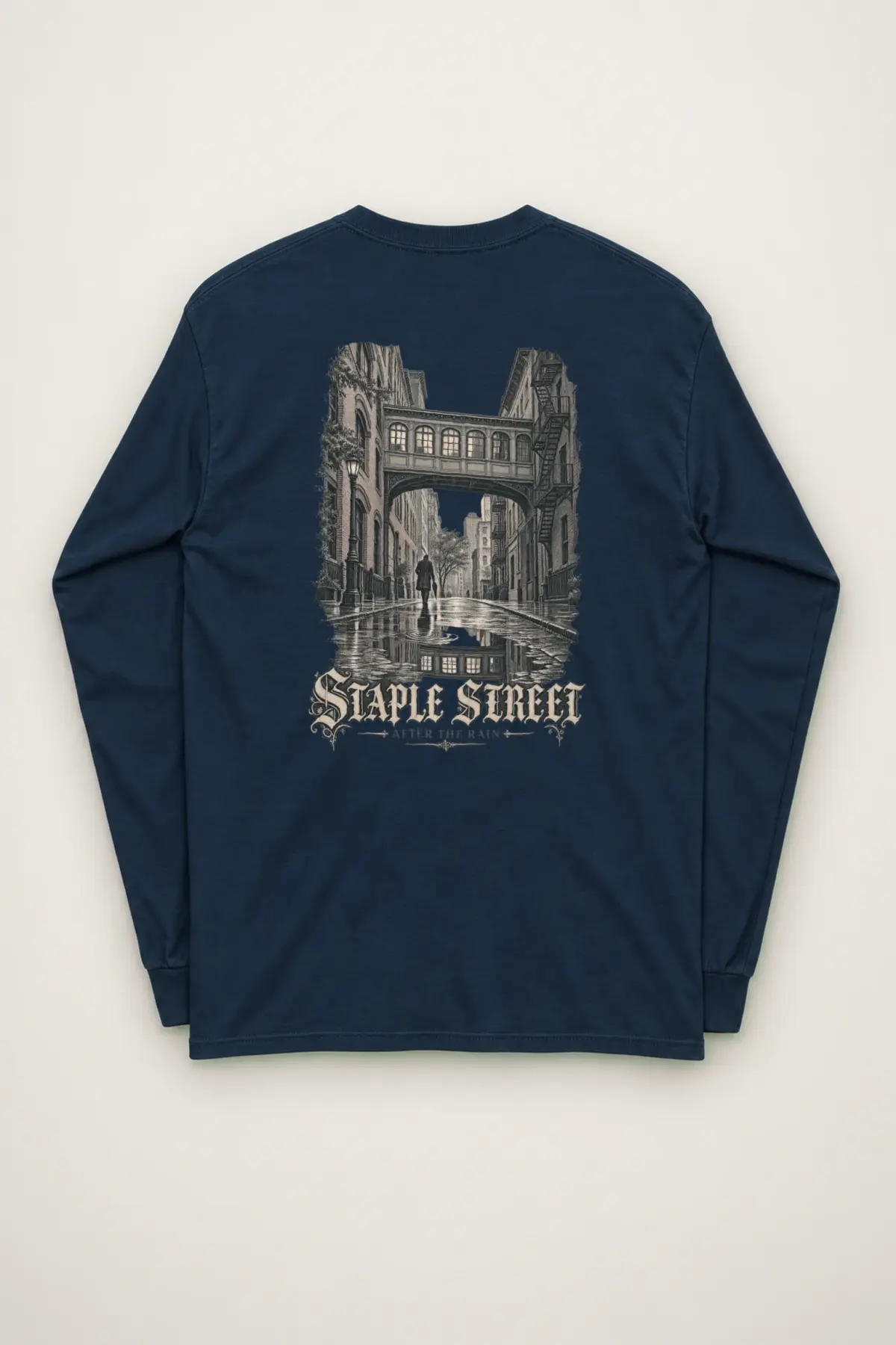 "STAPLE STREET AFTER THE RAIN" Unisex Longsleeve T-shirt