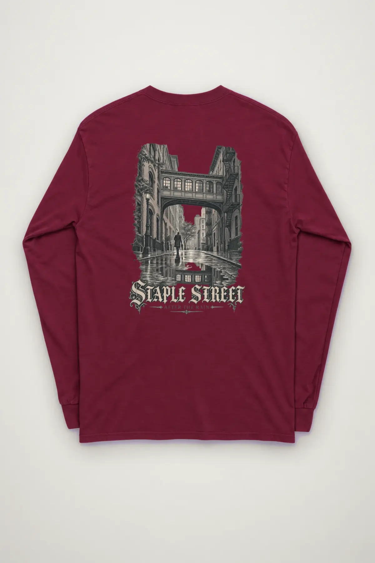 "STAPLE STREET AFTER THE RAIN" Unisex Longsleeve T-shirt