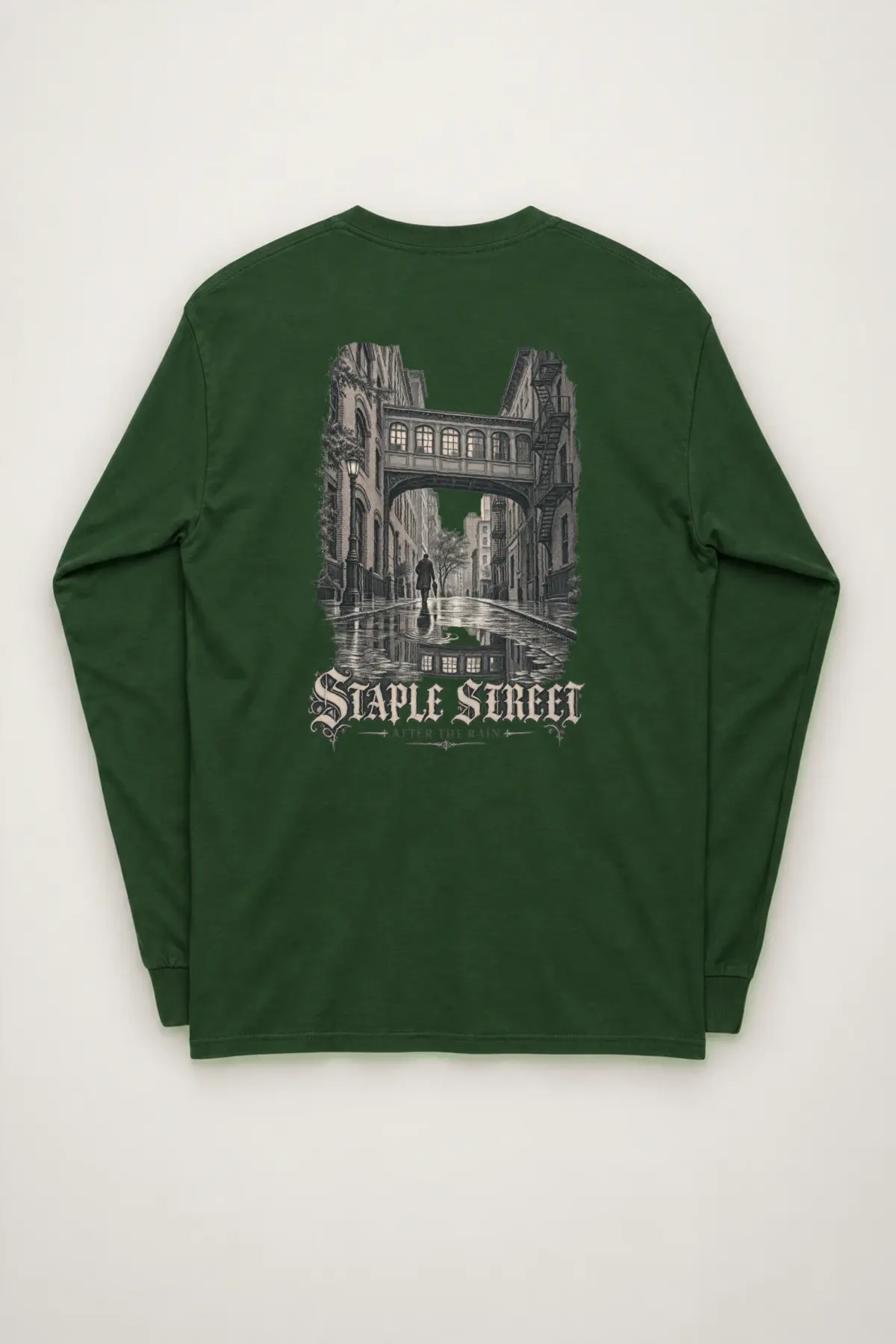 "STAPLE STREET AFTER THE RAIN" Unisex Longsleeve T-shirt