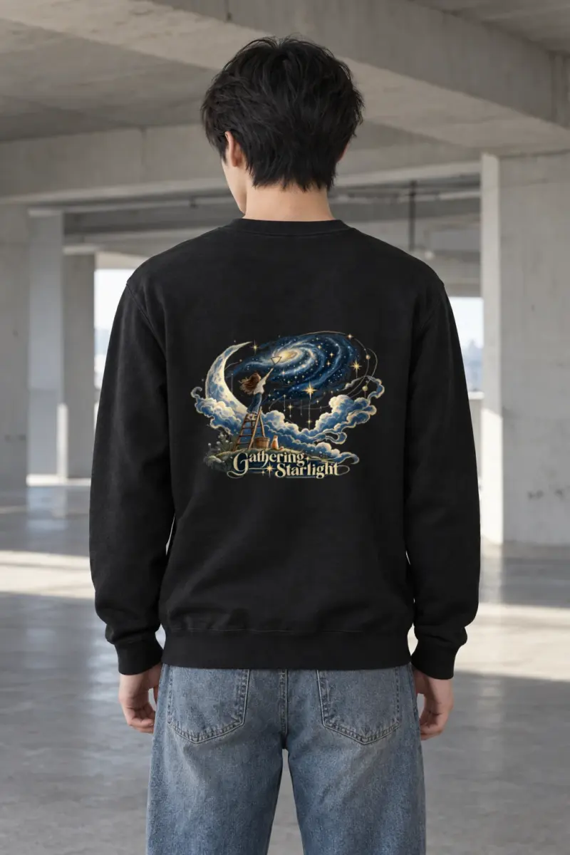 "Star Gathering Ladder" Heavy Blend Unisex Crewneck Sweatshirt