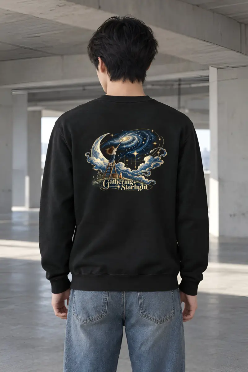 "Star Gathering Ladder" Heavy Blend Unisex Crewneck Sweatshirt