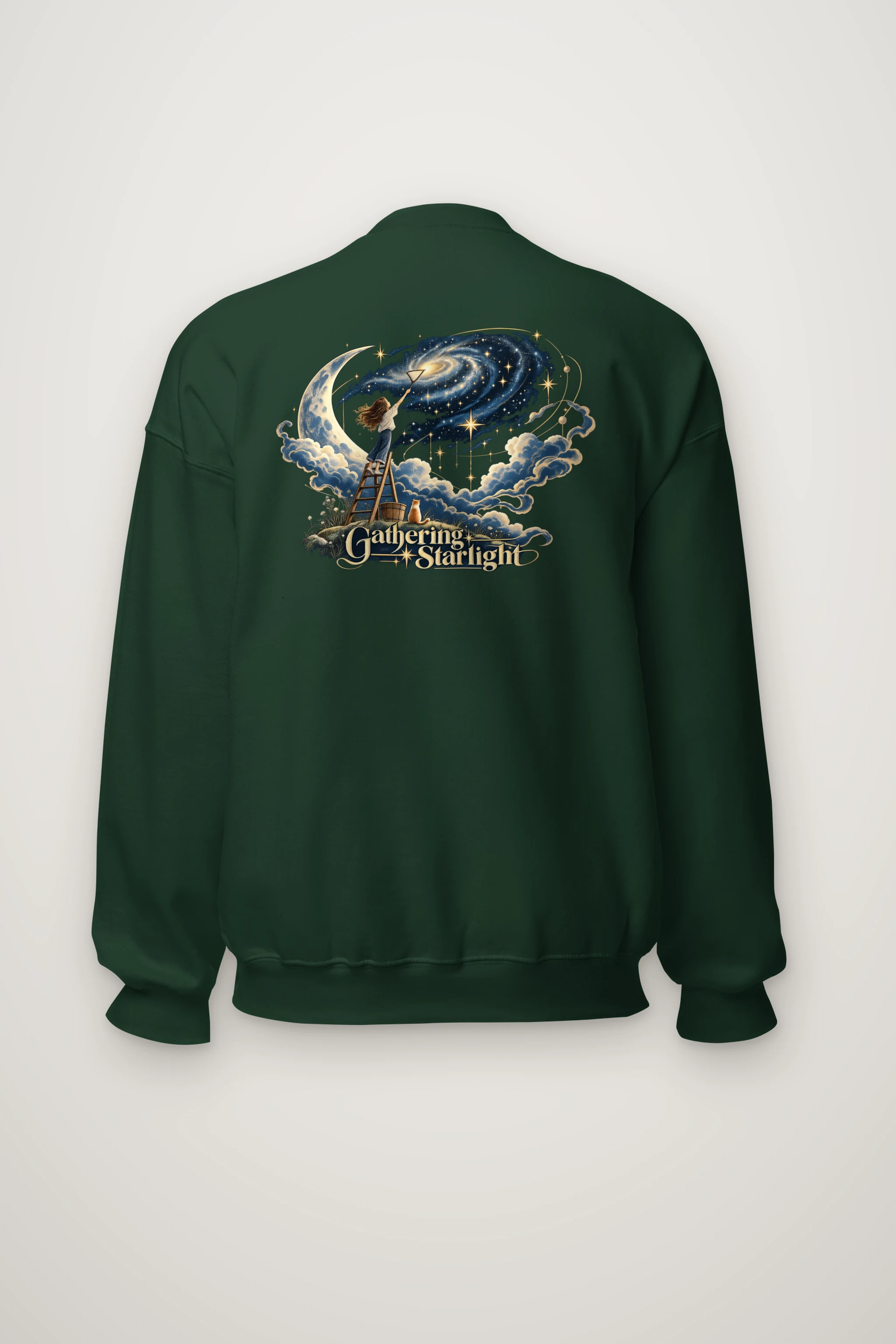 "Star Gathering Ladder" Heavy Blend Unisex Crewneck Sweatshirt