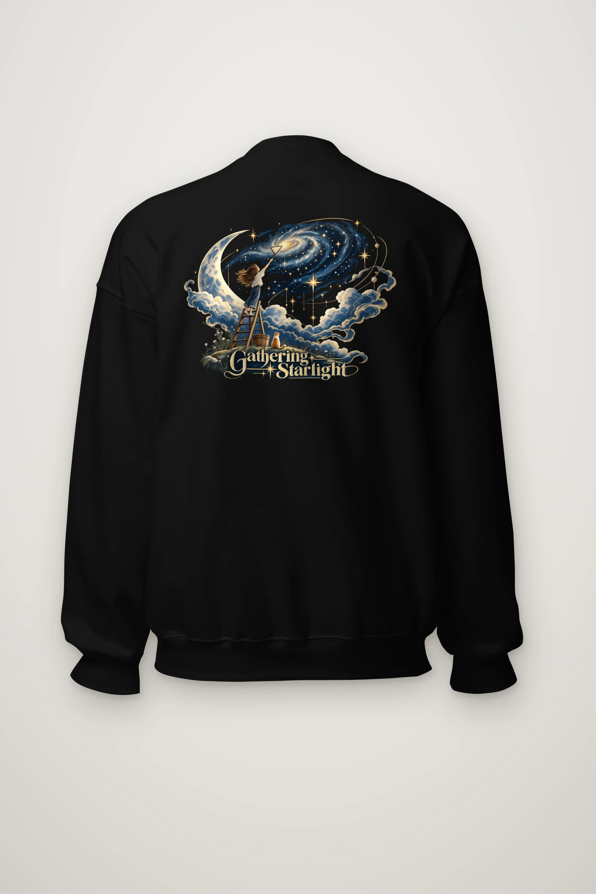 "Star Gathering Ladder" Heavy Blend Unisex Crewneck Sweatshirt