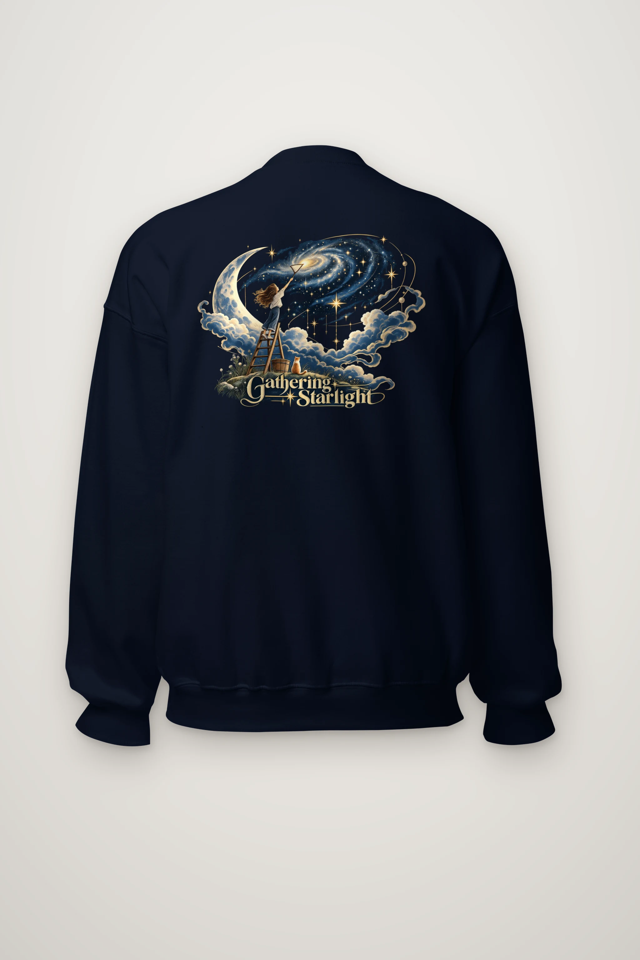 "Star Gathering Ladder" Heavy Blend Unisex Crewneck Sweatshirt