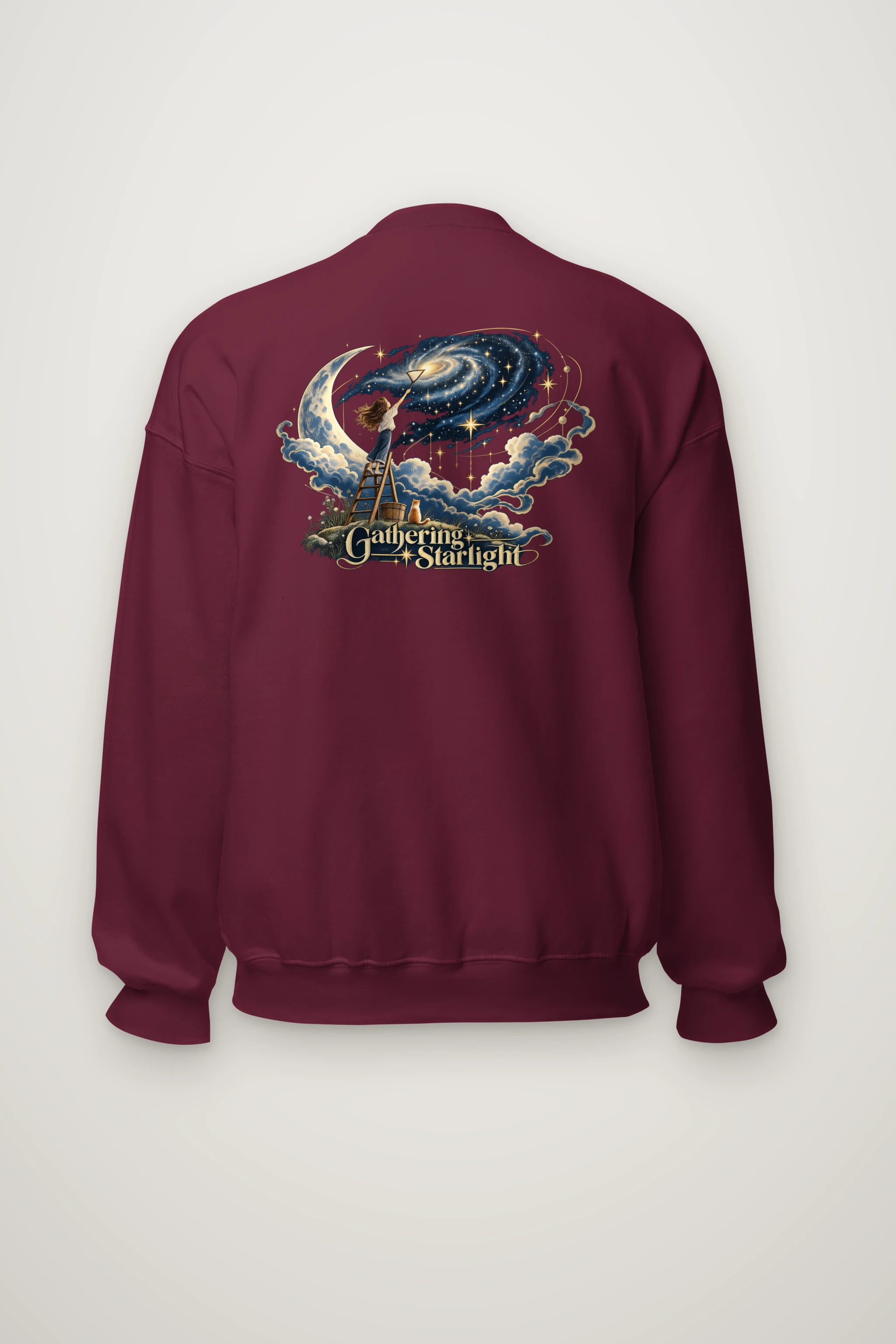"Star Gathering Ladder" Heavy Blend Unisex Crewneck Sweatshirt