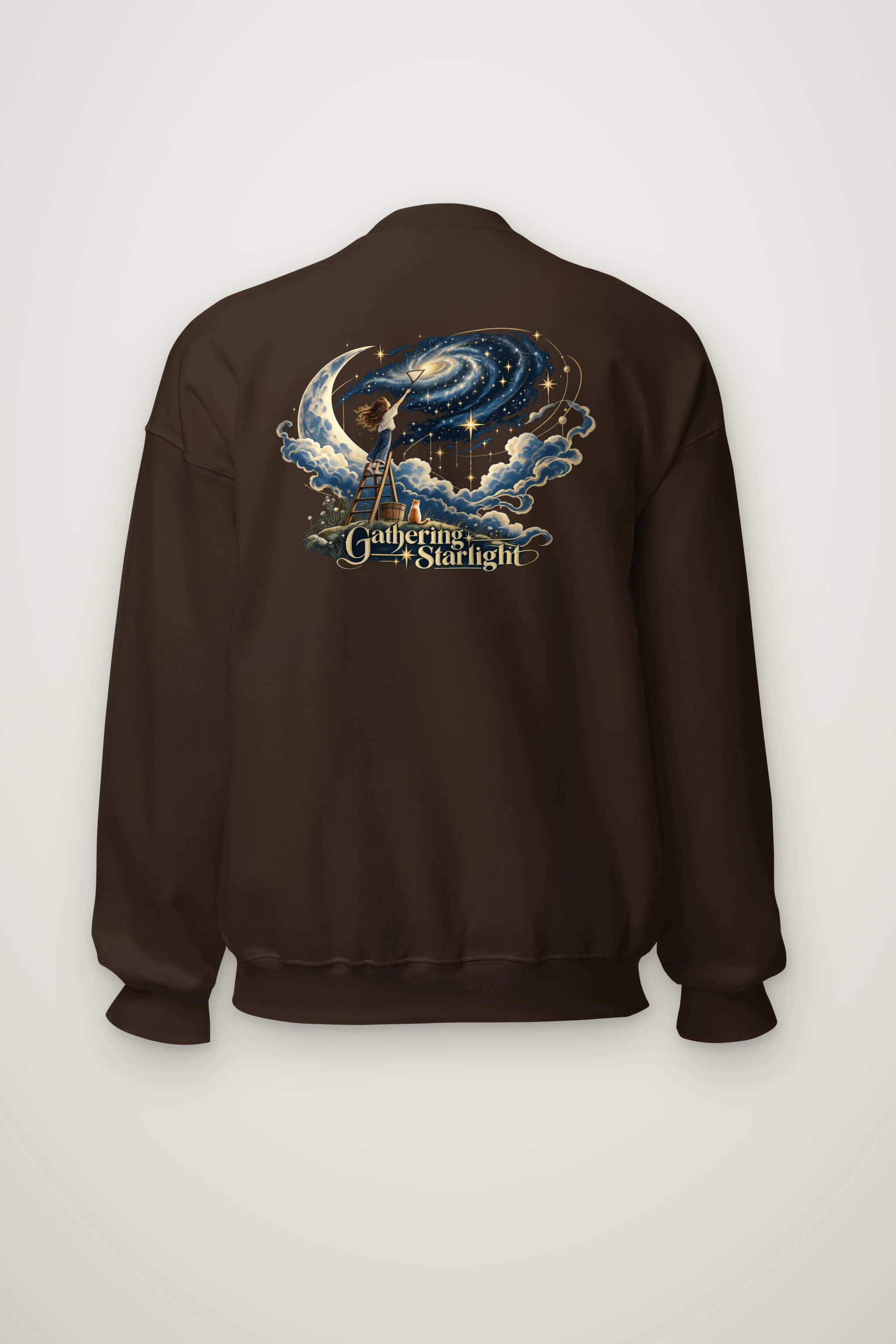 "Star Gathering Ladder" Heavy Blend Unisex Crewneck Sweatshirt