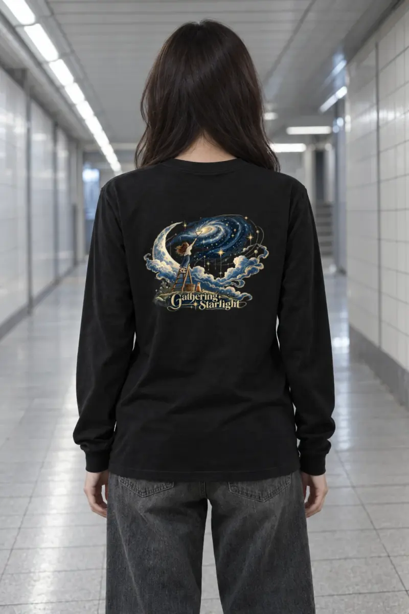 "Star Gathering Ladder" Unisex Longsleeve T-shirt | Gildan 2400