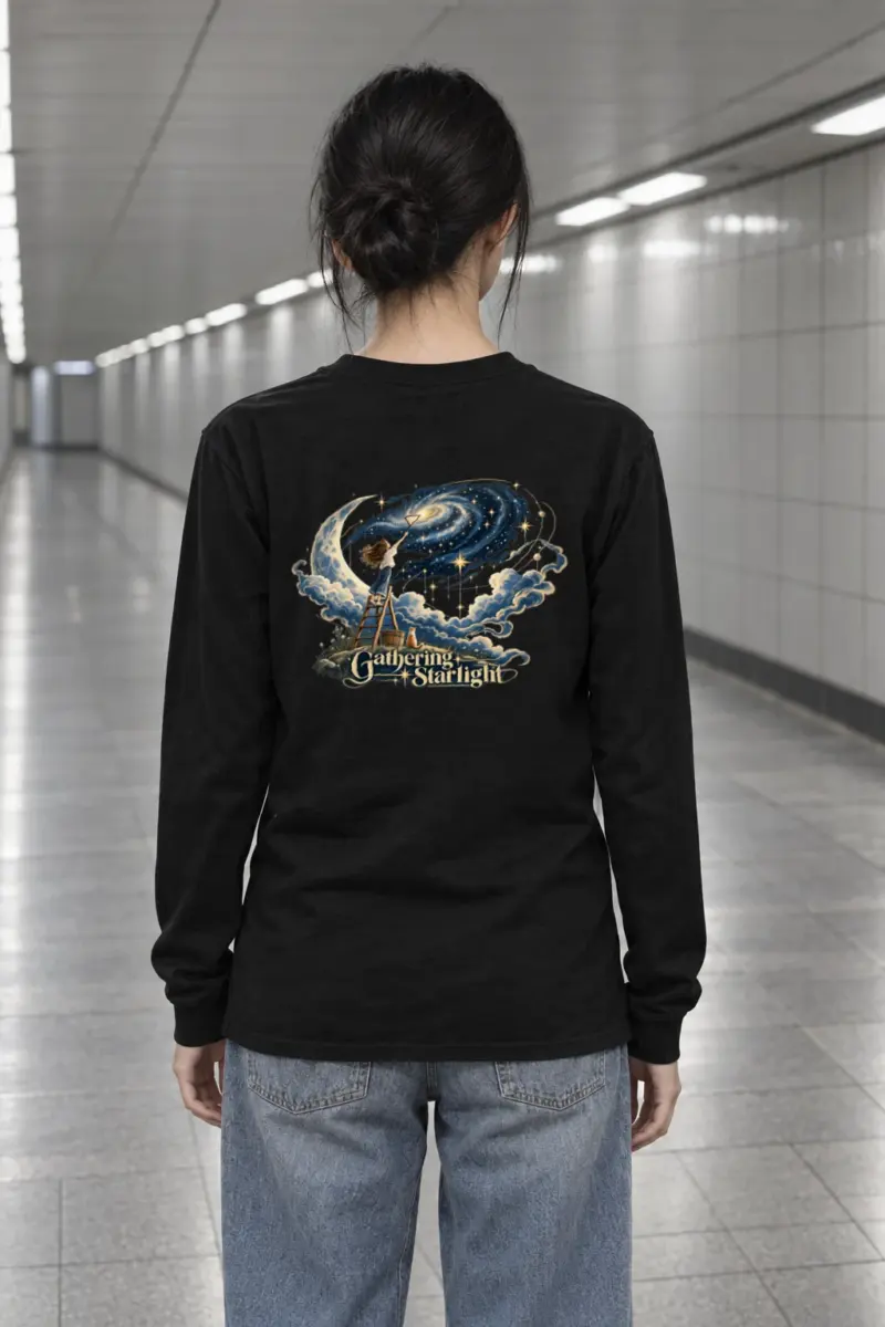 "Star Gathering Ladder" Unisex Longsleeve T-shirt