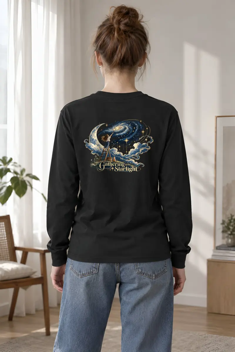 "Star Gathering Ladder" Unisex Longsleeve T-shirt
