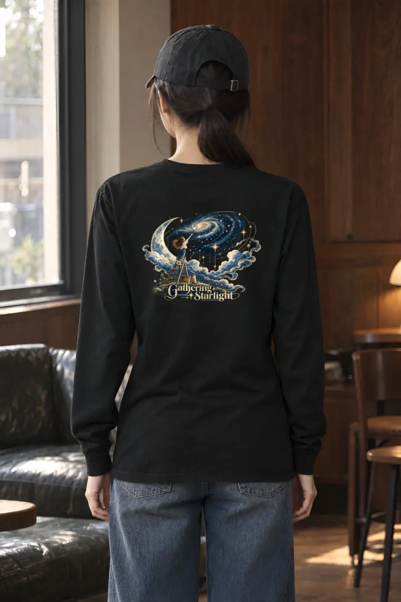"Star Gathering Ladder" Unisex Longsleeve T-shirt