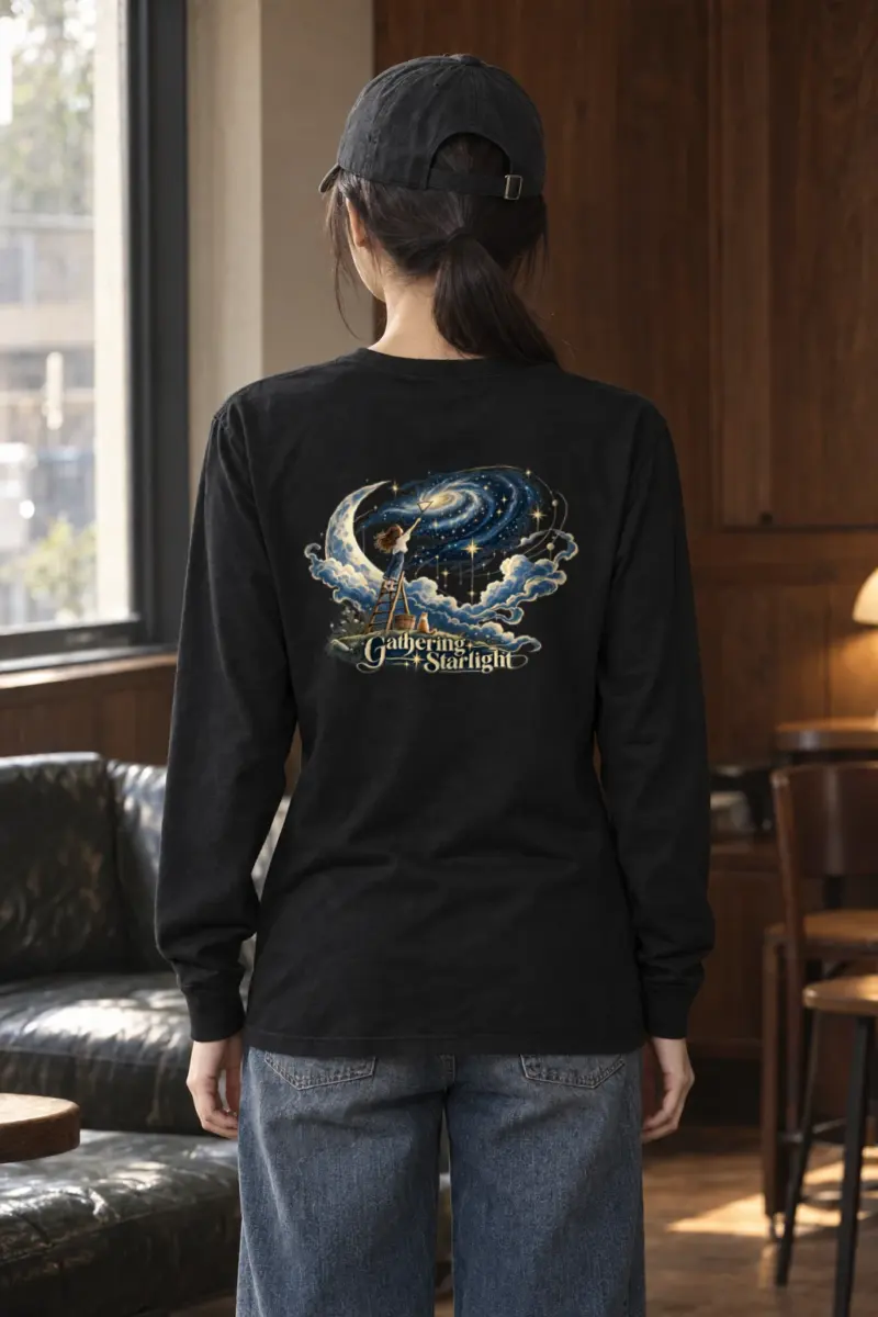 "Star Gathering Ladder" Unisex Longsleeve T-shirt