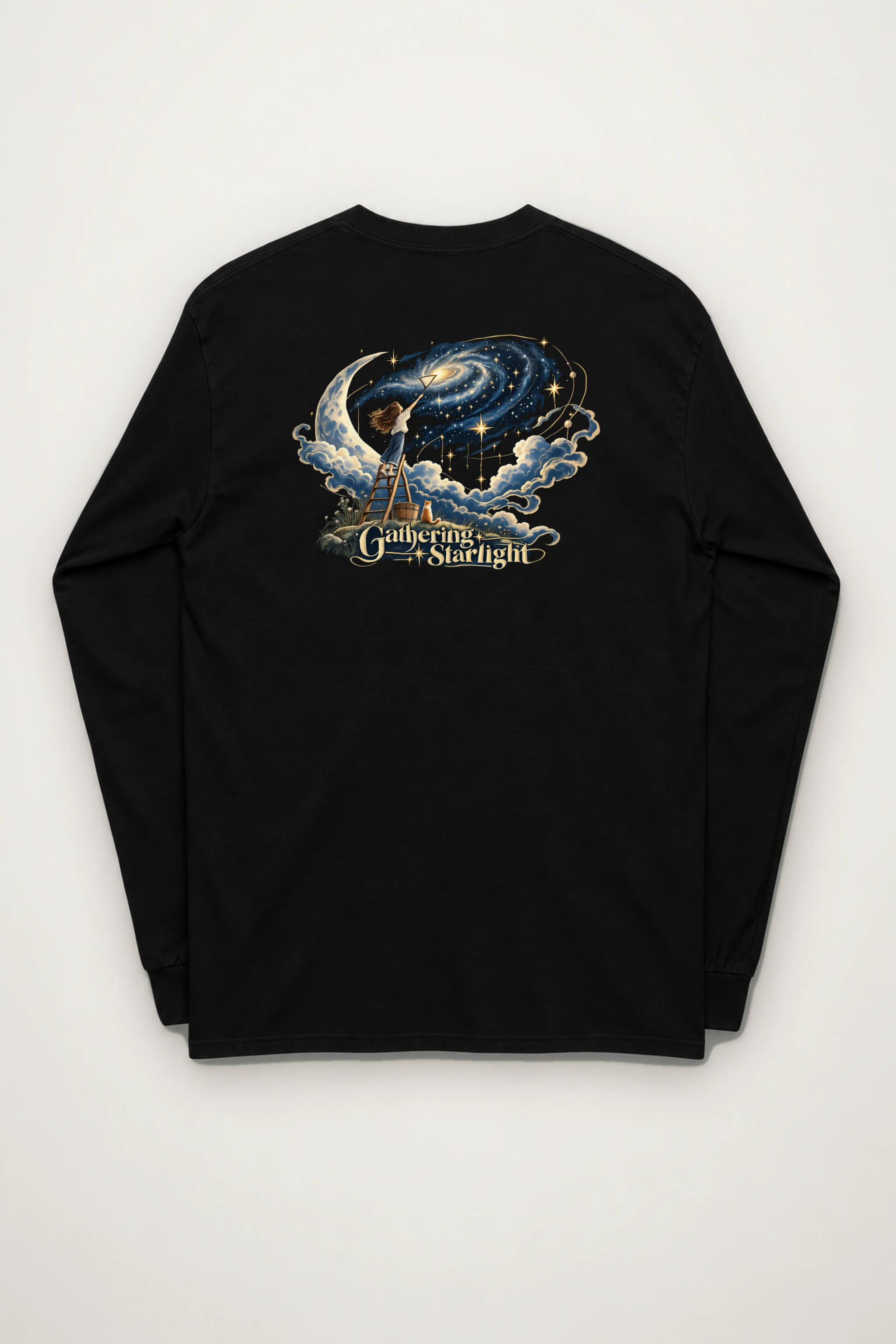 "Star Gathering Ladder" Unisex Longsleeve T-shirt