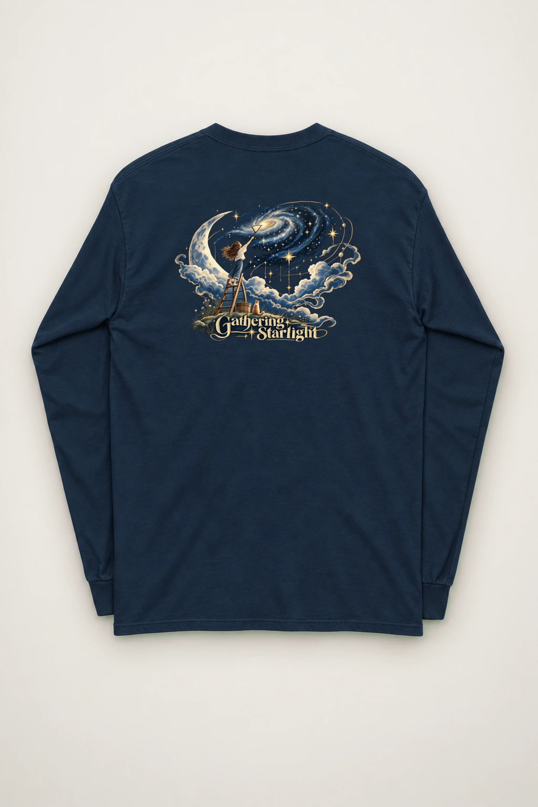 "Star Gathering Ladder" Unisex Longsleeve T-shirt