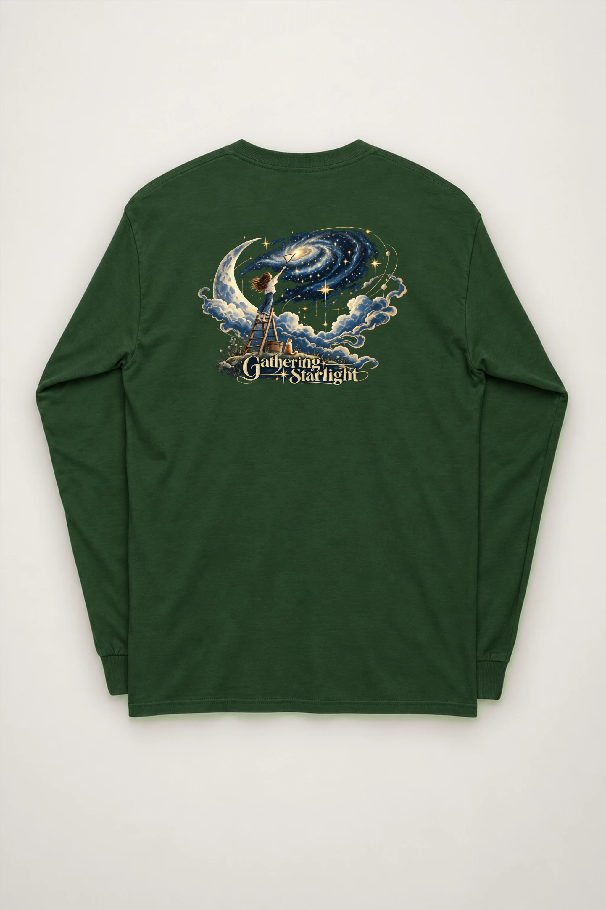 "Star Gathering Ladder" Unisex Longsleeve T-shirt